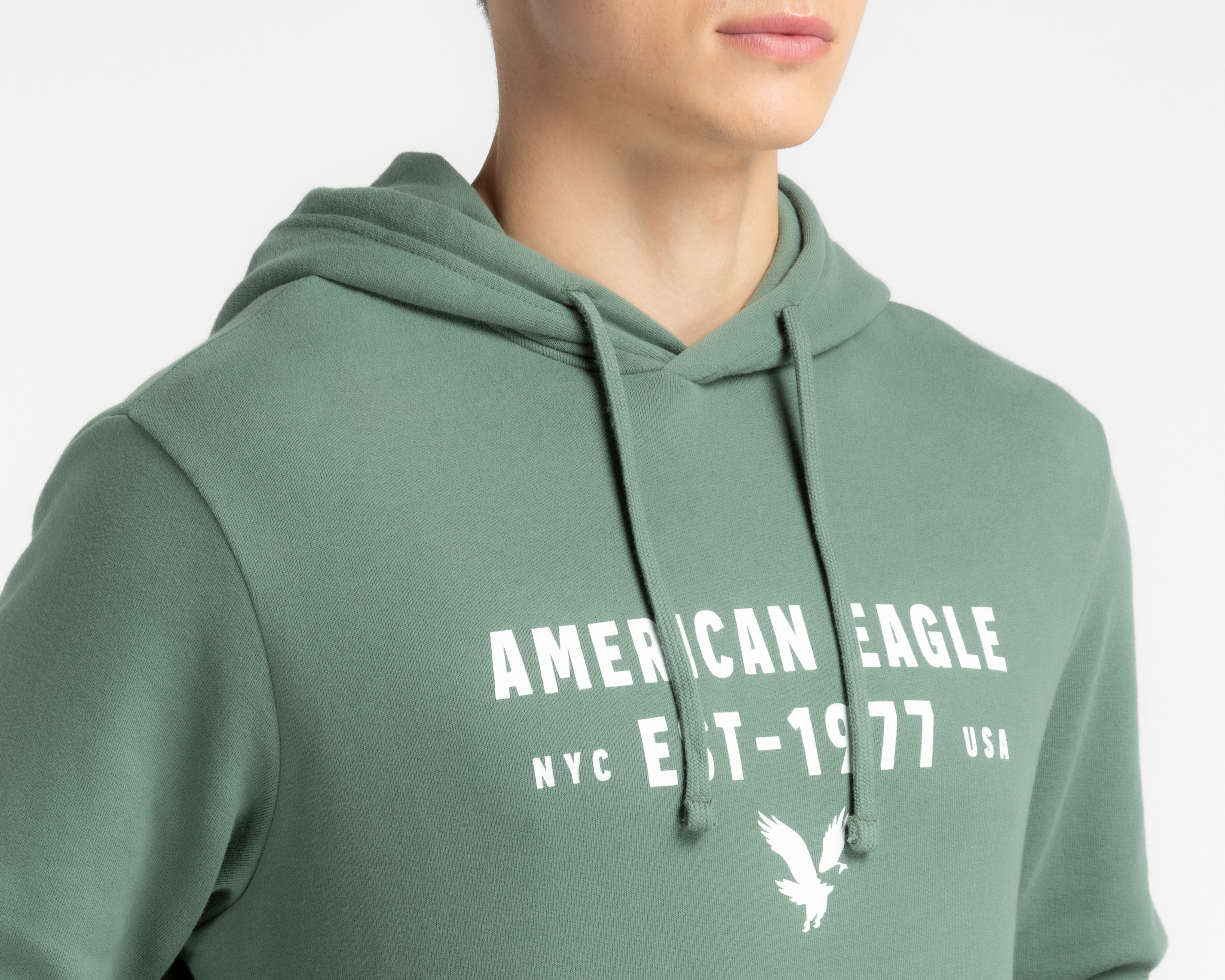 Foto 4 pulgar | Foto 3 | Sudadera American Eagle con Capucha
