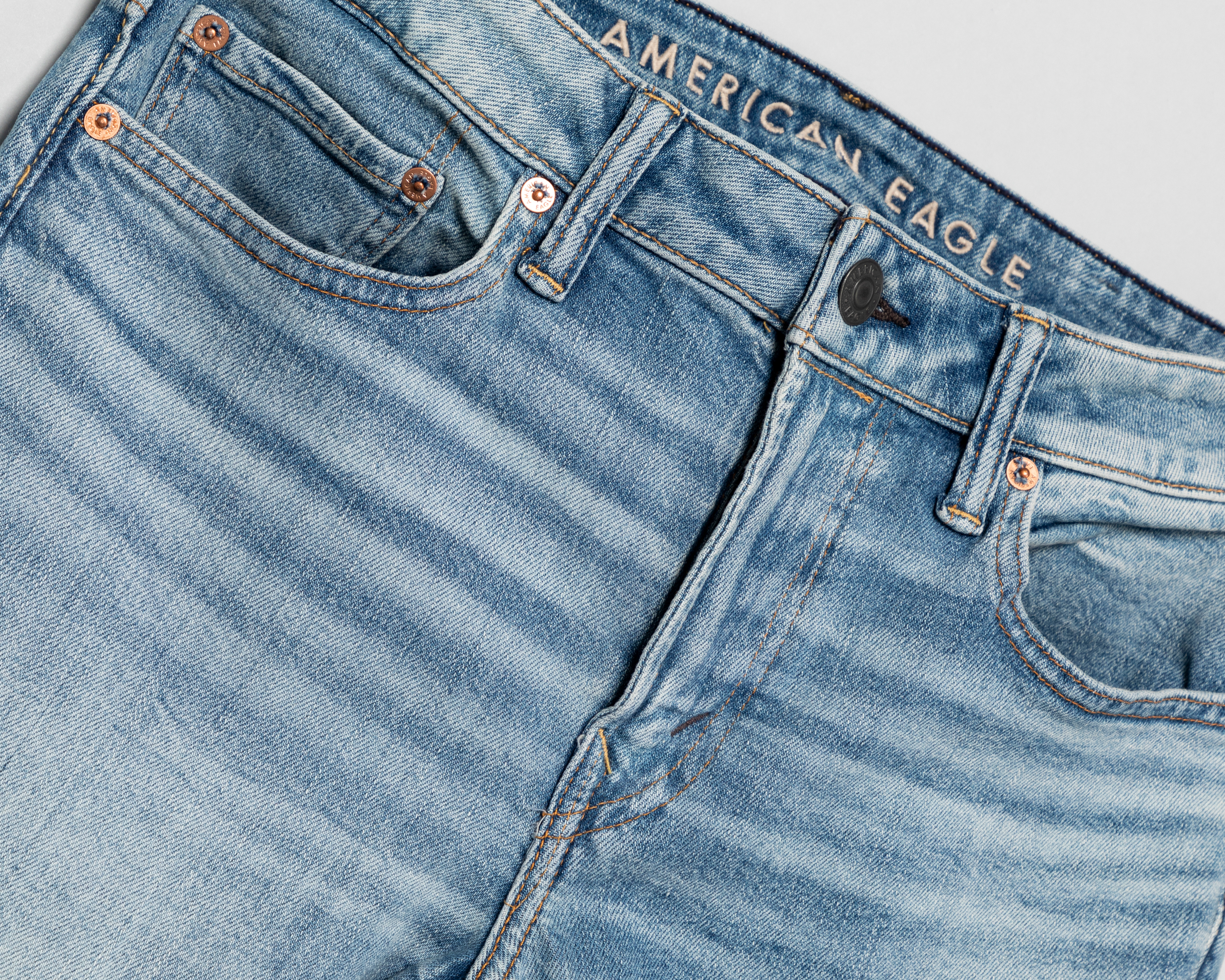 Foto 3 | Foto 3 | Jeans Straight American Eagle Light Clean para Hombre
