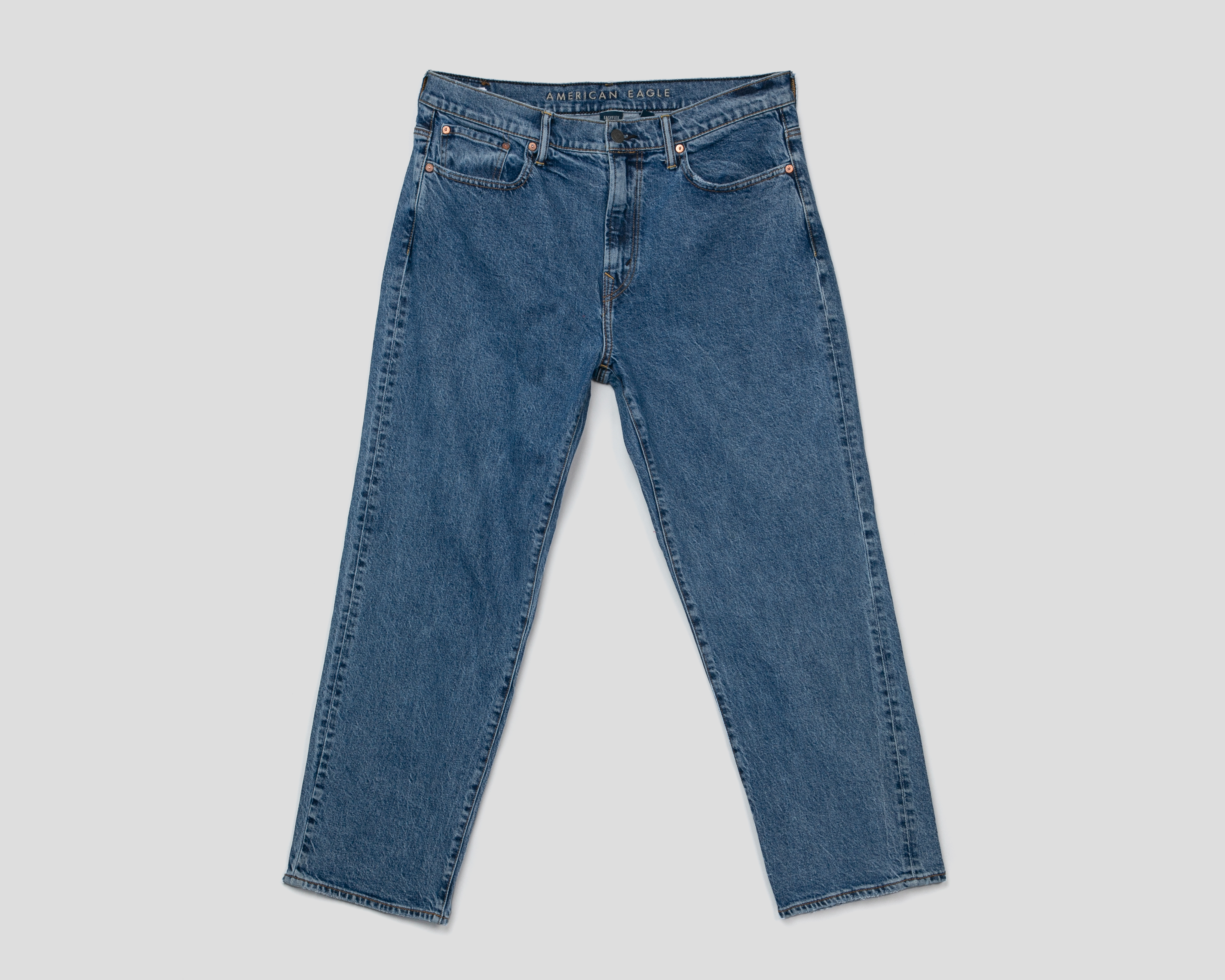 Foto 2 pulgar | Foto 1 | Jeans Holgado American Eagle EasyFlex para Hombre