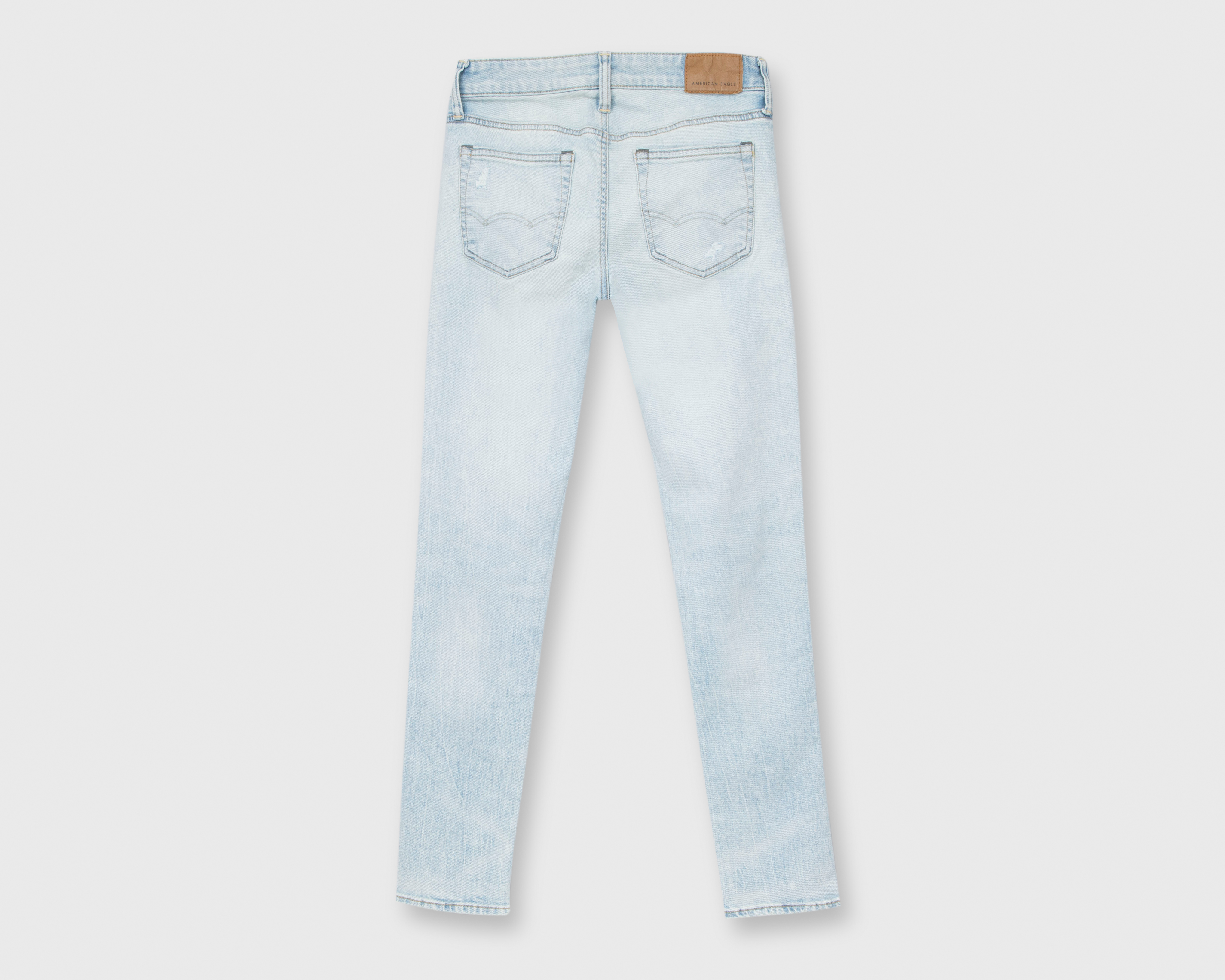 Foto 3 pulgar | Foto 2 | Jeans Skinny Fit American Eagle Light Destroy para Hombre