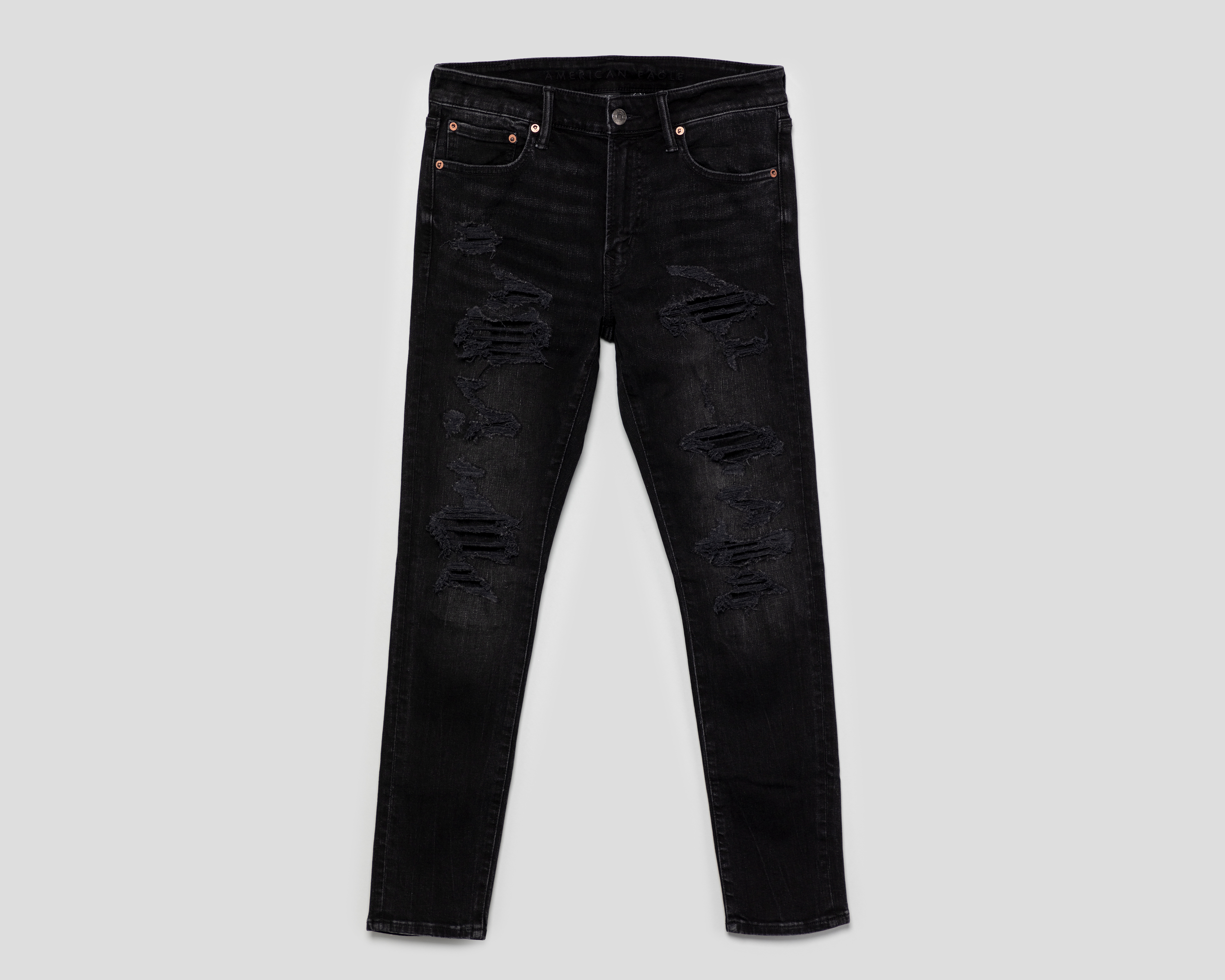 Foto 2 pulgar | Foto 1 | Jeans Super Skinny American Eagle Destroy para Hombre