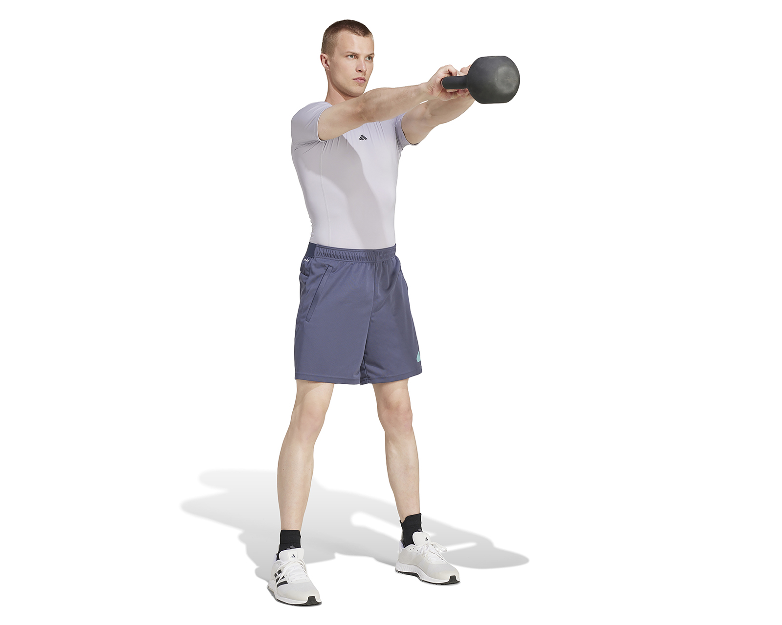 Foto 7 pulgar | Foto 6 | Short de Entrenamiento Adidas Train Essentials Logo Aeroready para Hombre
