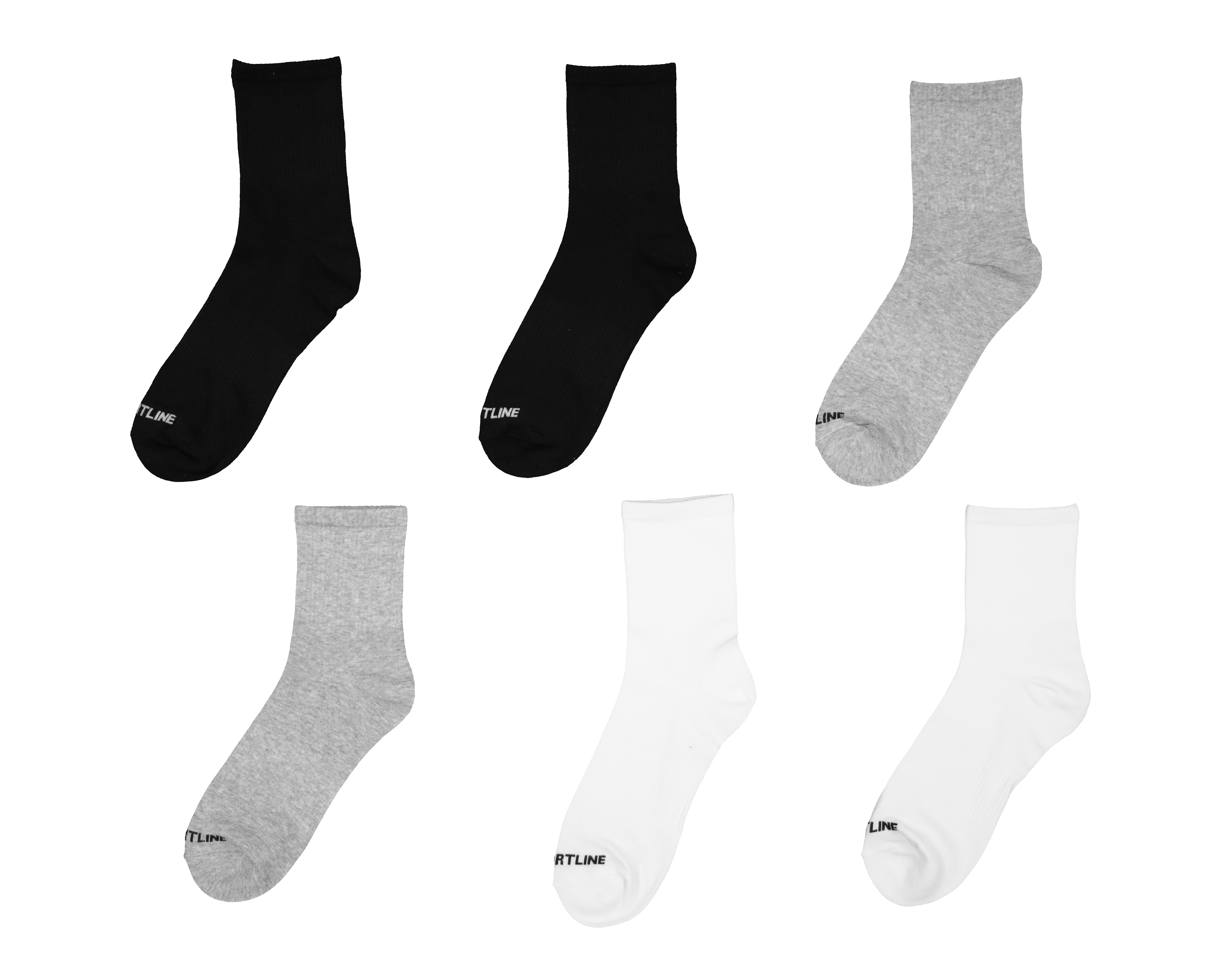 Foto 2 pulgar | Foto 1 | Calcetines Deportivos Sportline para Hombre 6 Pares