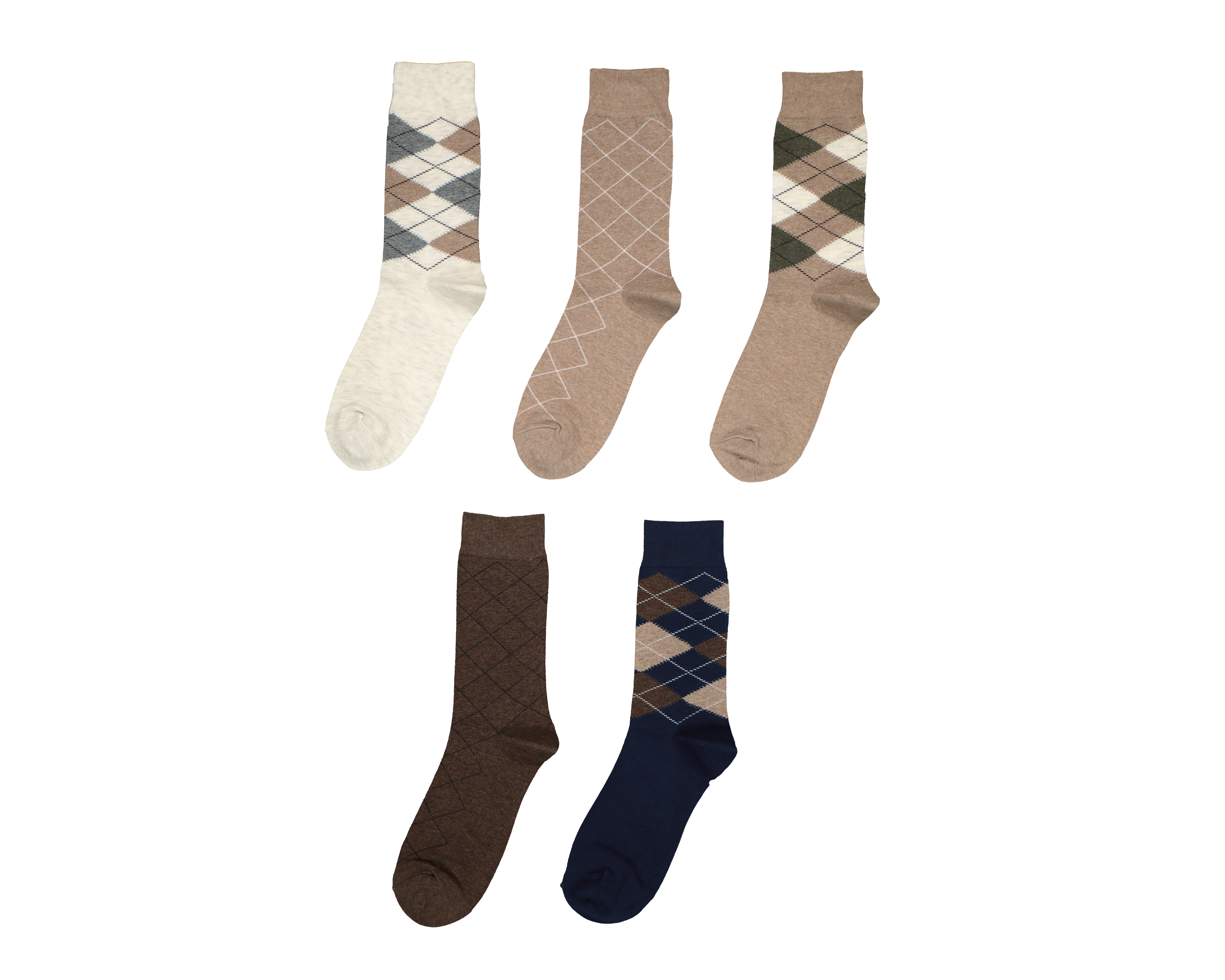 Foto 2 pulgar | Foto 1 | Calcetas de Vestir Wall Street para Hombre 5 Pares