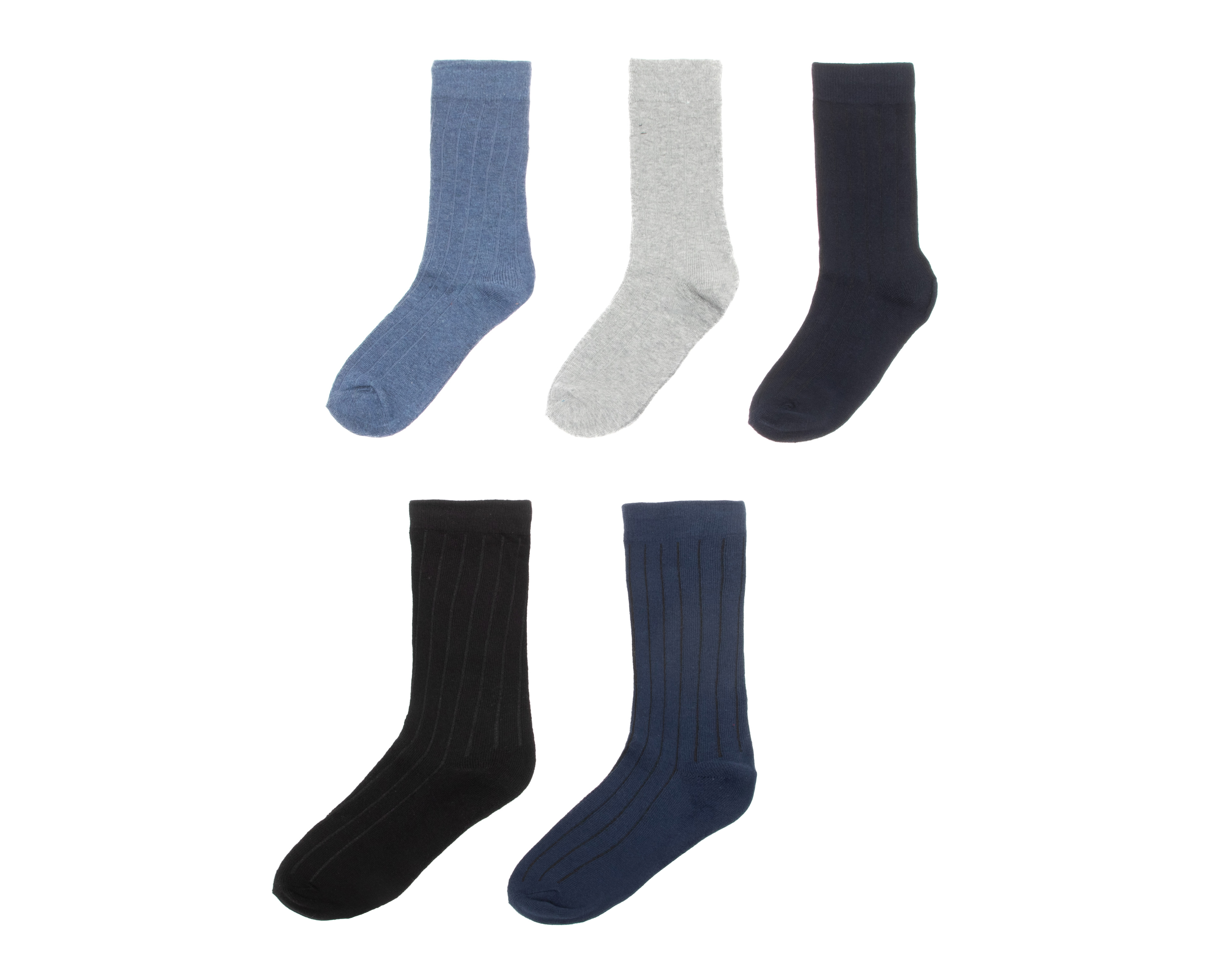 Foto 2 pulgar | Foto 1 | Calcetines de Vestir Wall Street para Hombre 5 Pares