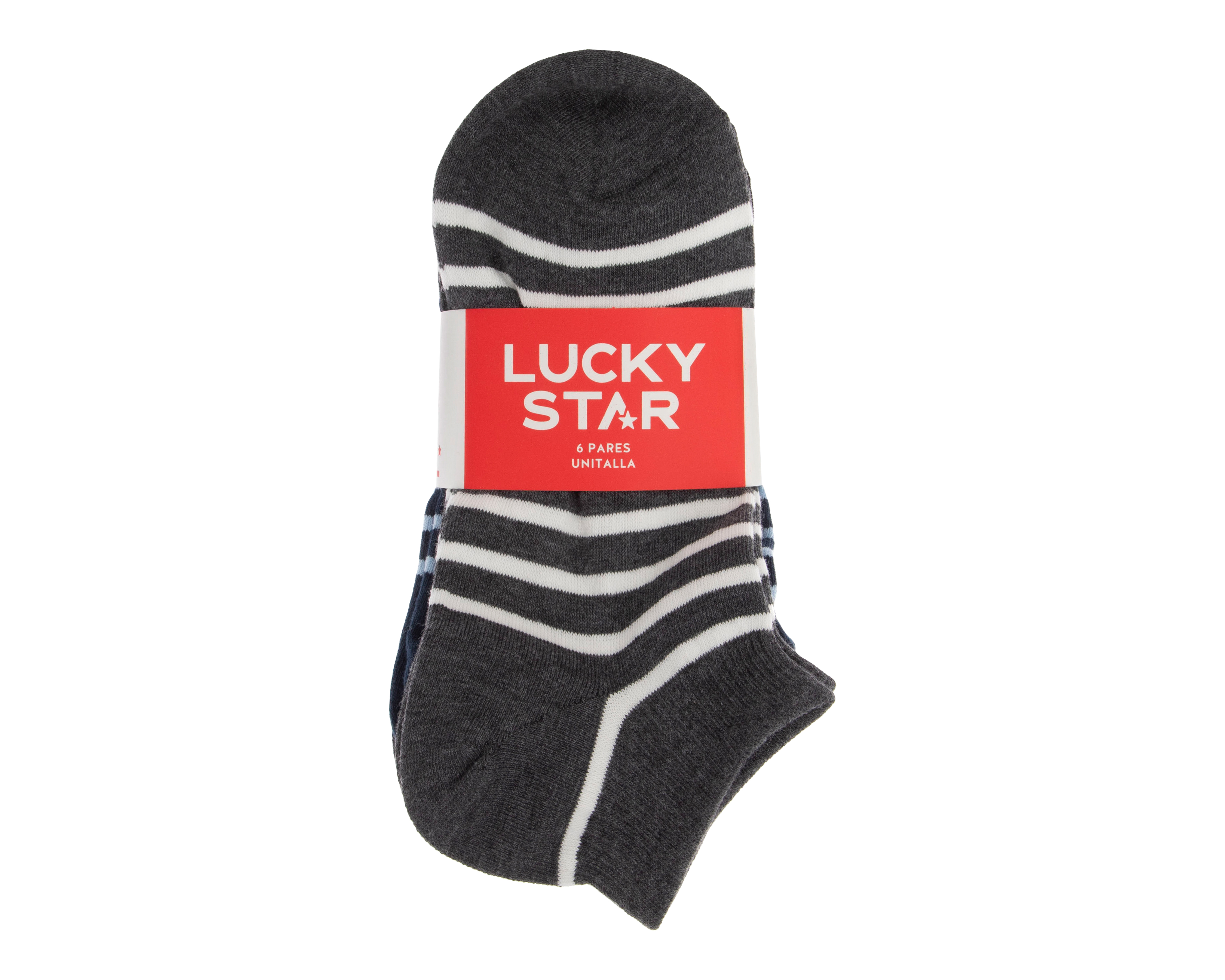 Foto 4 pulgar | Foto 3 | Calcetas Lucky Star para Hombre 6 Pares