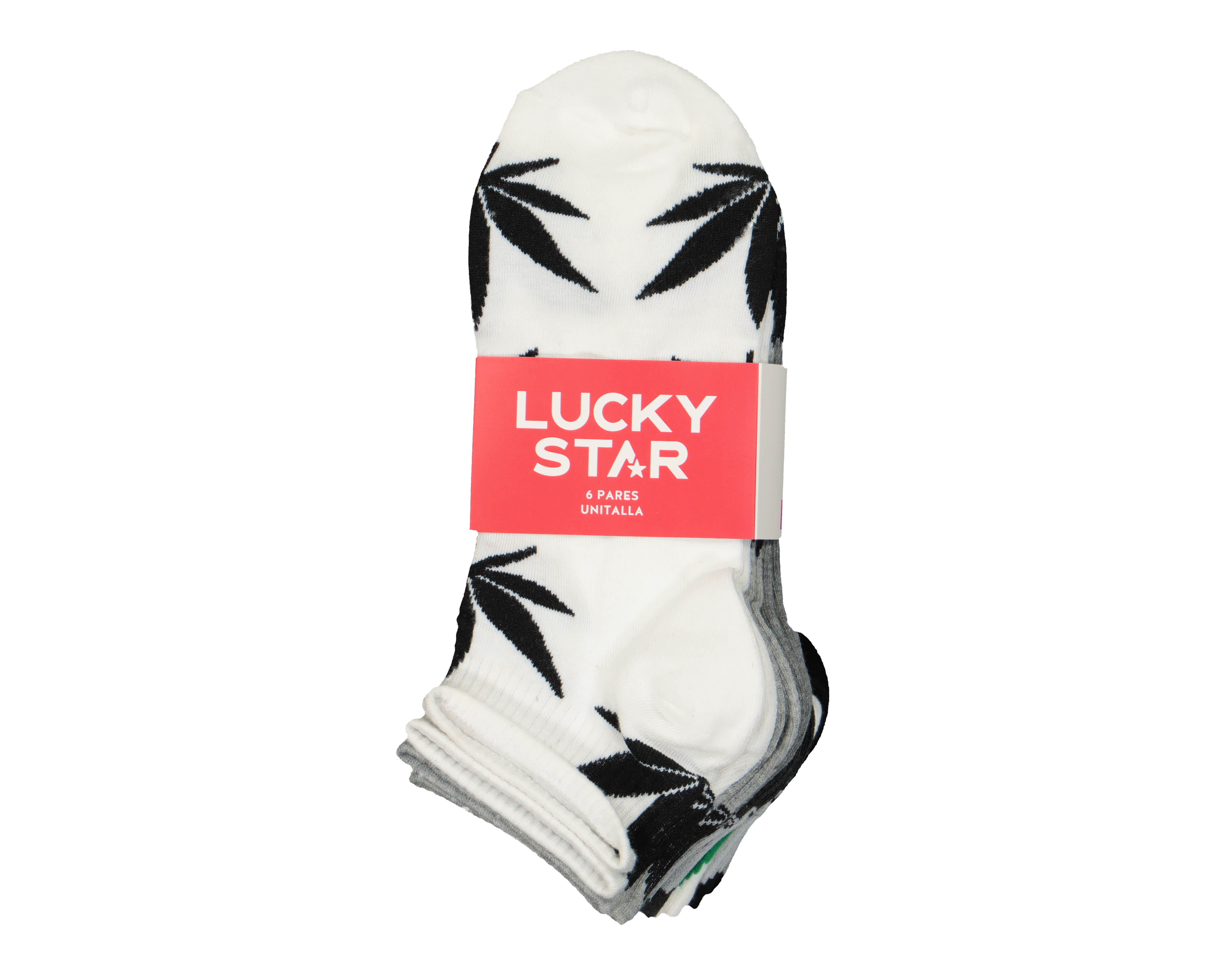 Foto 4 pulgar | Foto 3 | Calcetas Tines Lucky Star Sportline para Hombre 6 Pares