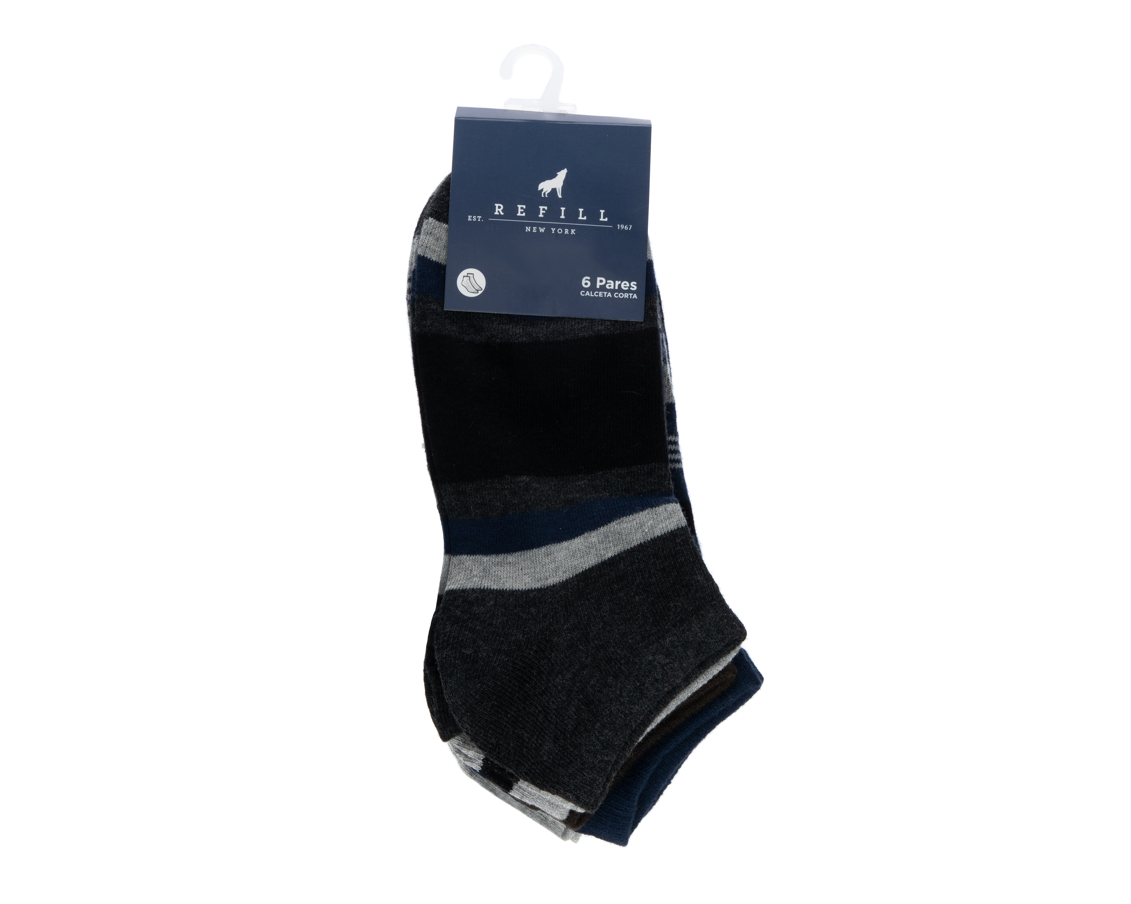 Foto 4 pulgar | Foto 3 | Calcetas Cortas Refill para Hombre 6 Pares