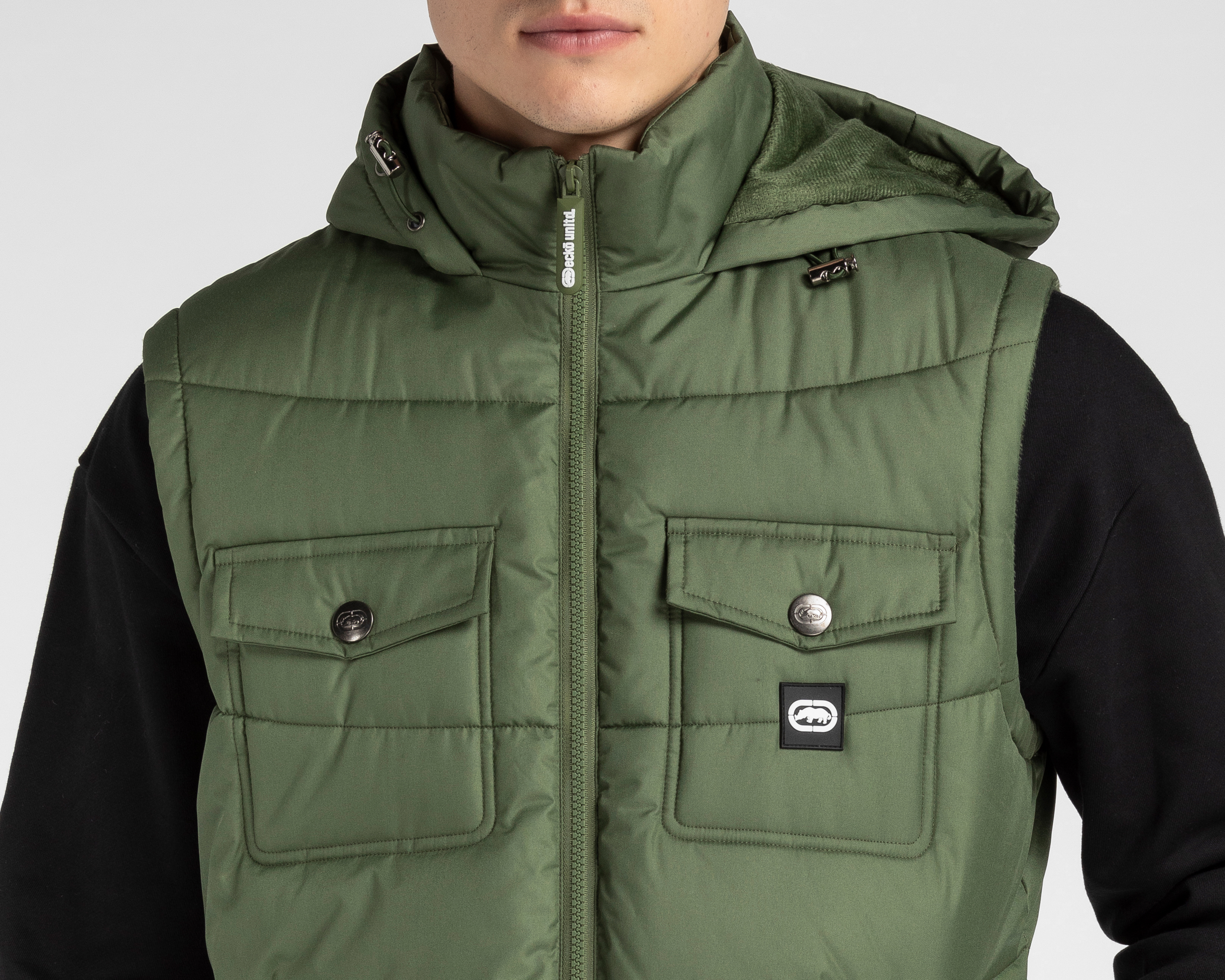 Foto 5 pulgar | Foto 4 | Chaleco Eckó Unltd. con Capucha