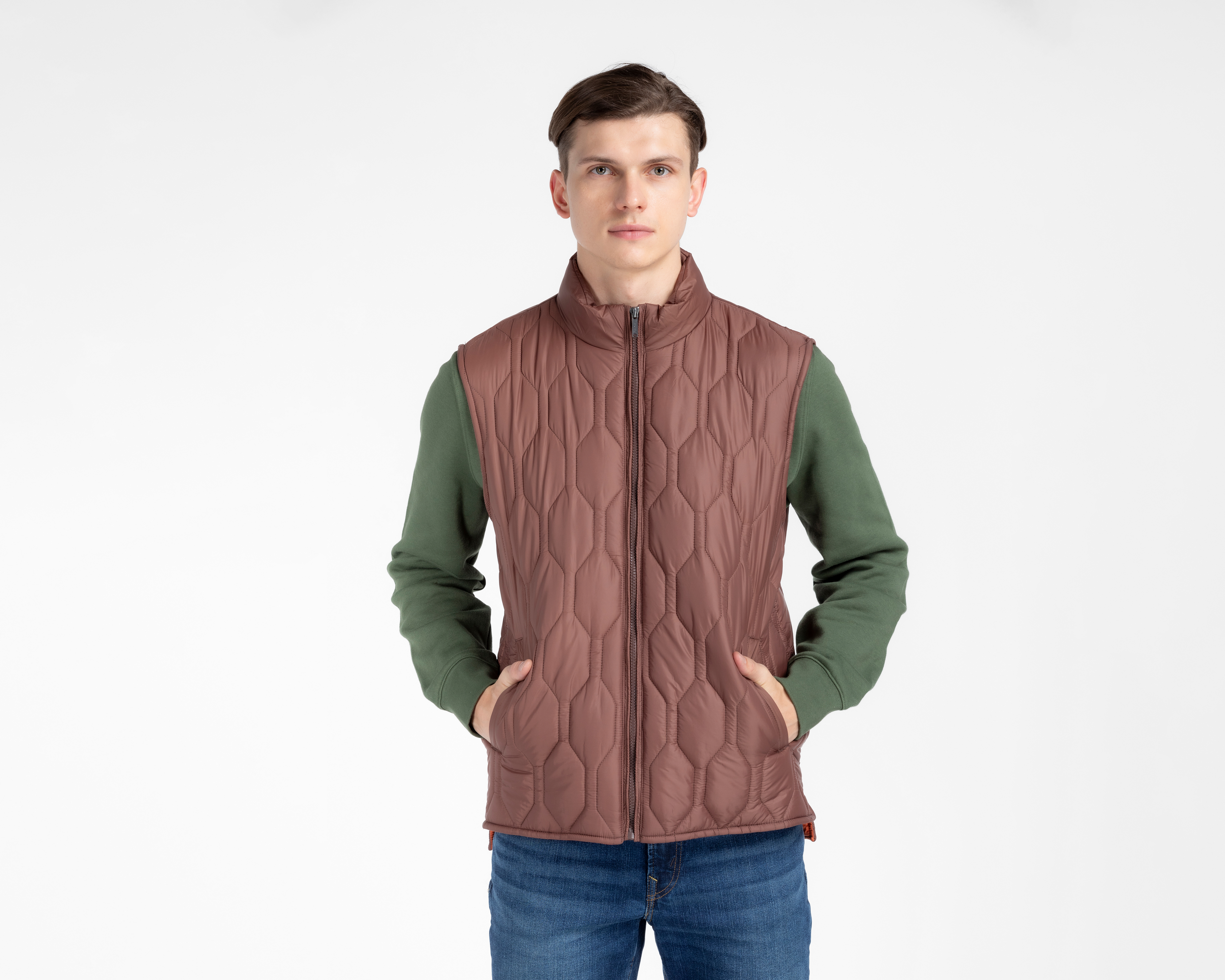 Foto 2 pulgar | Foto 1 | Chaleco Porto Sur Capitonado