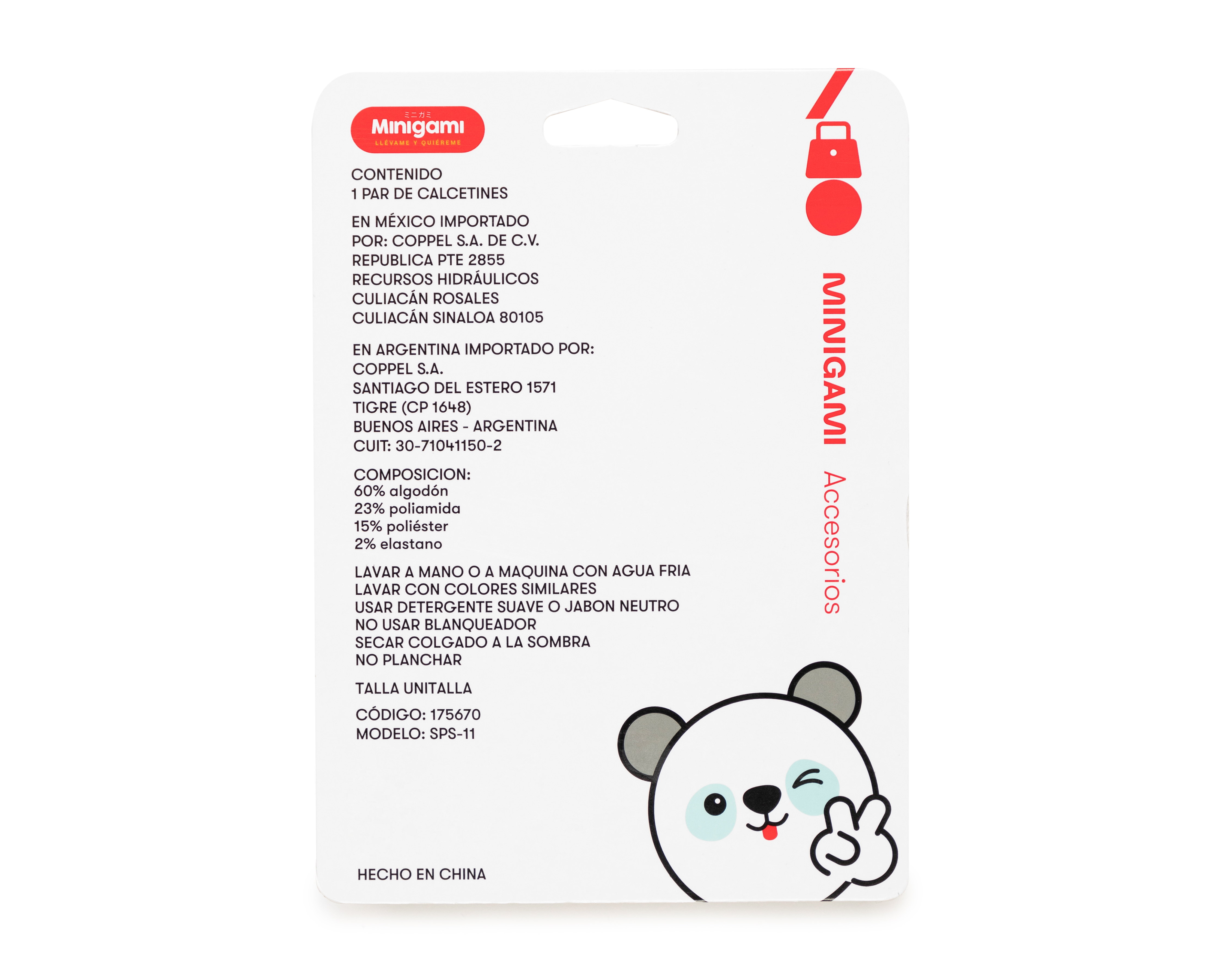 Foto 3 pulgar | Foto 2 | Calcetas Minigami para Hombre