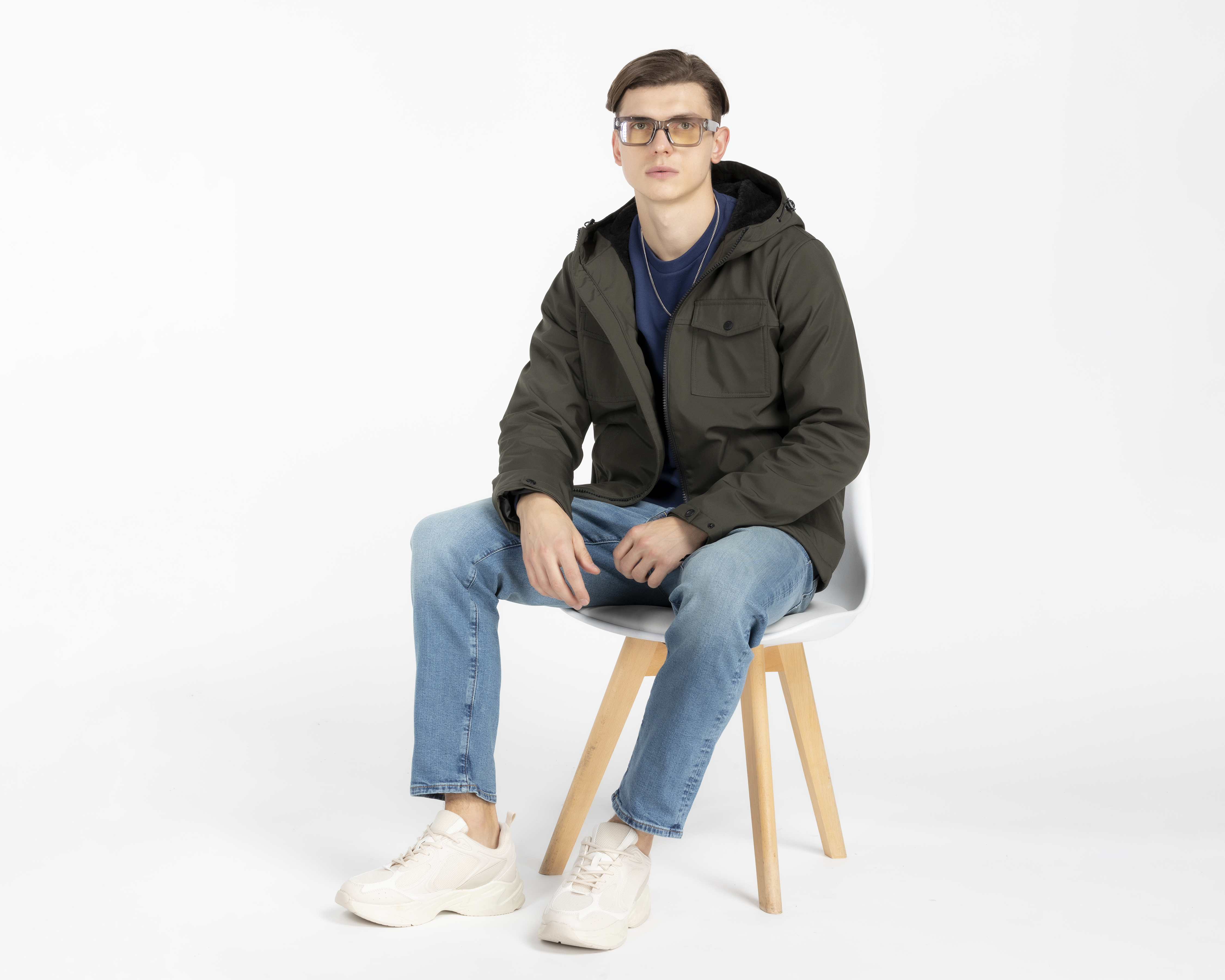 Foto 2 | Foto 2 | Chamarra Refill con Capucha