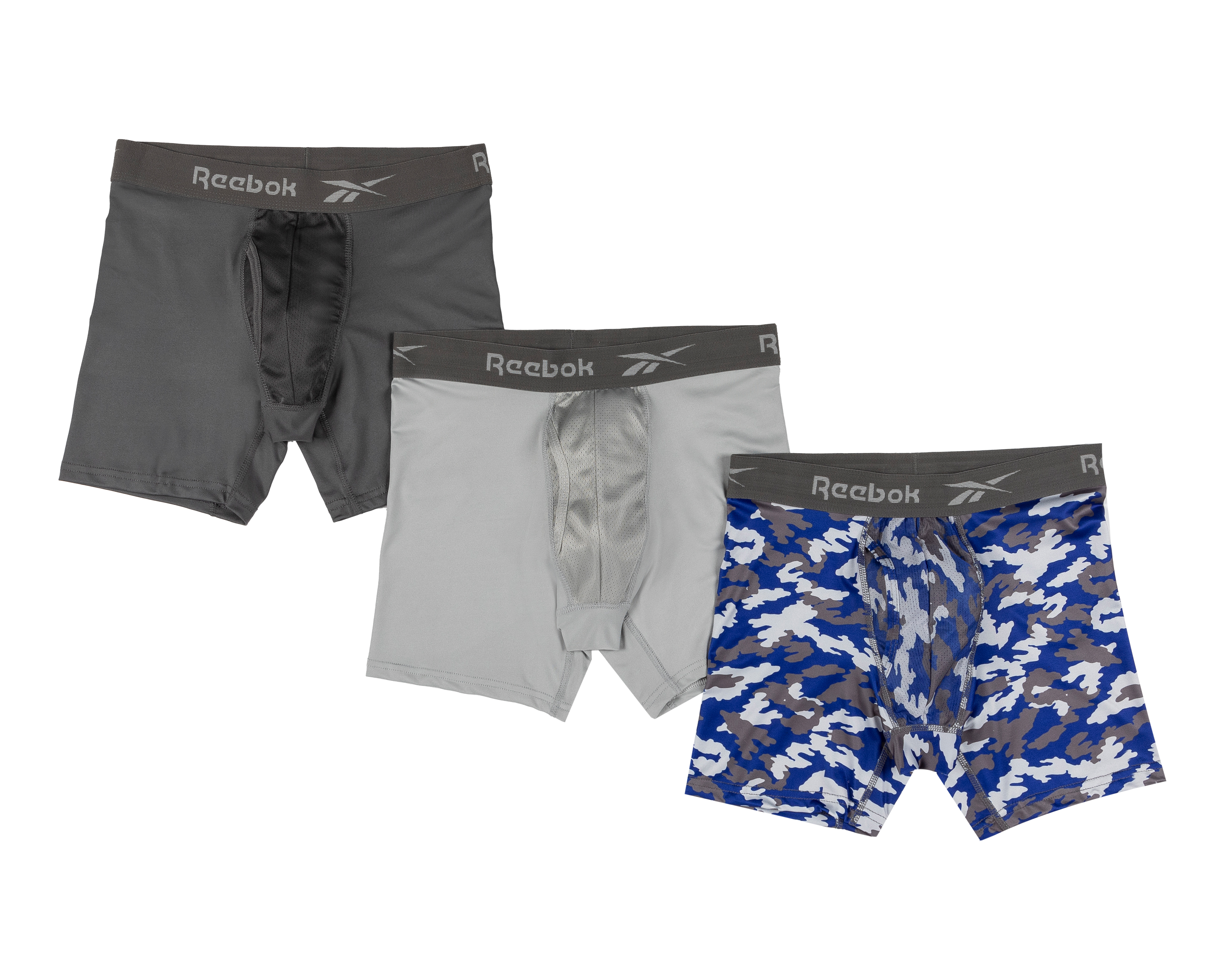 Foto 2 pulgar | Foto 1 | Bóxer Corto Reebok 3 Piezas
