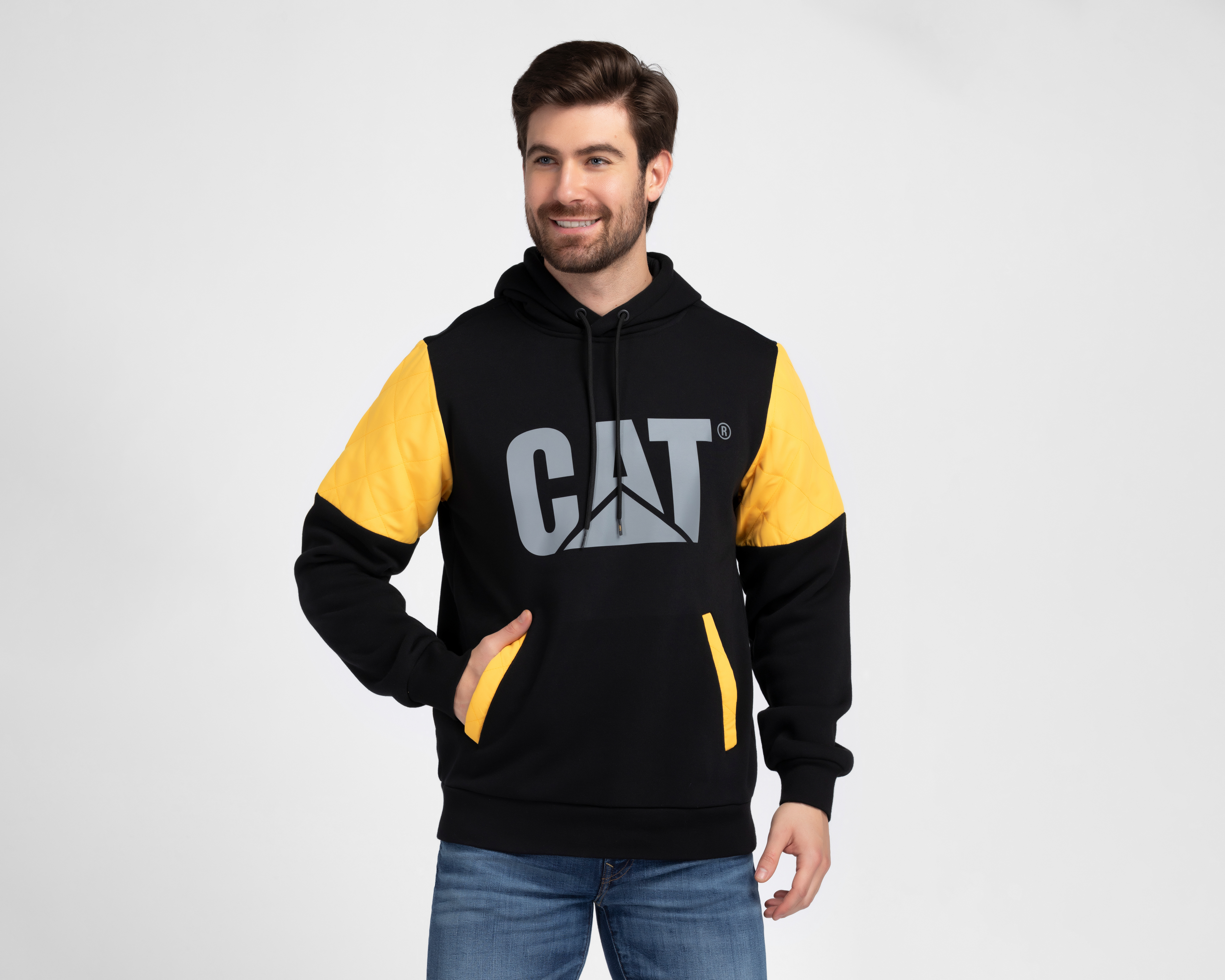 Foto 2 pulgar | Foto 1 | Sudadera CAT con Capucha