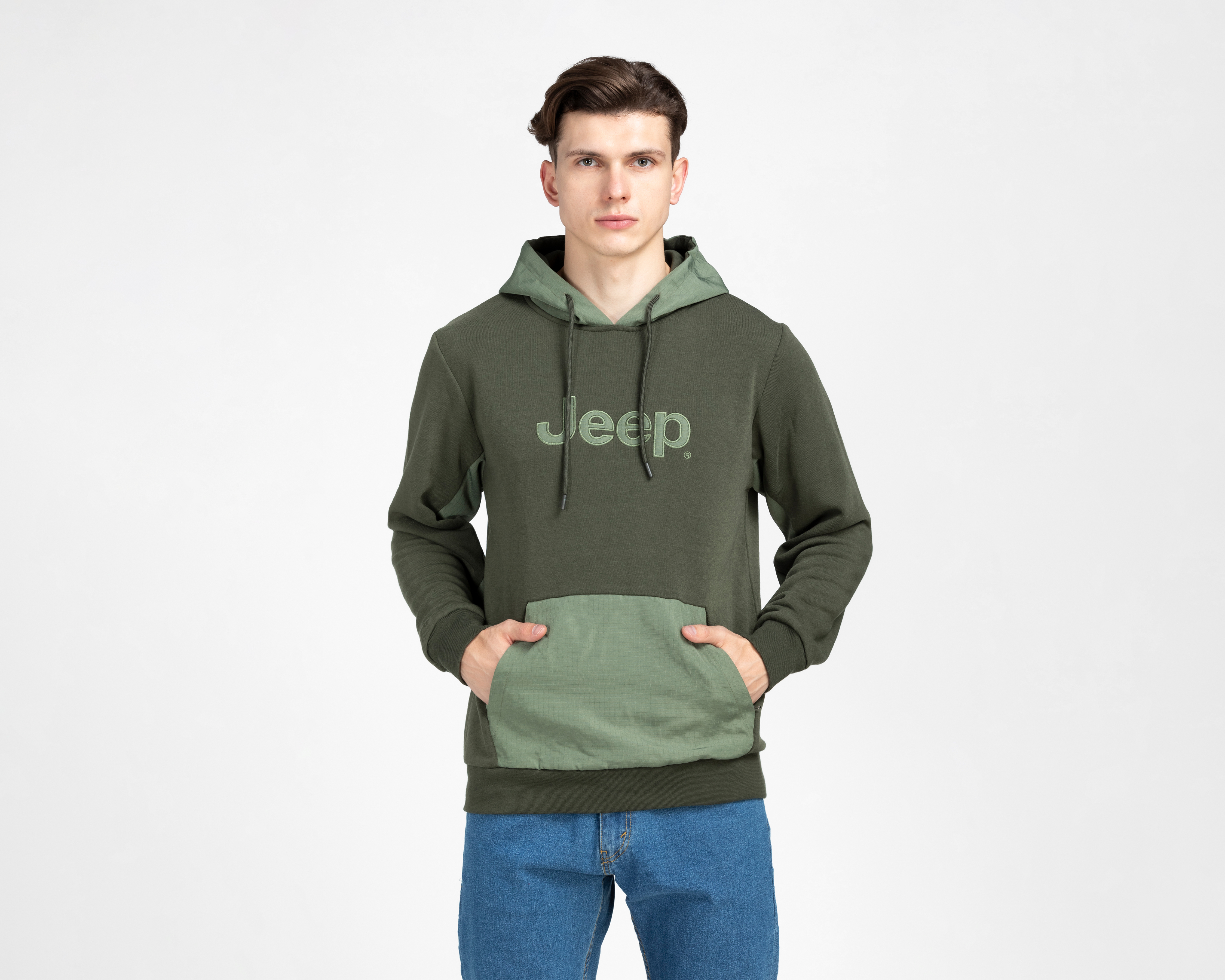 Foto 2 pulgar | Foto 1 | Sudadera Jeep con Capucha