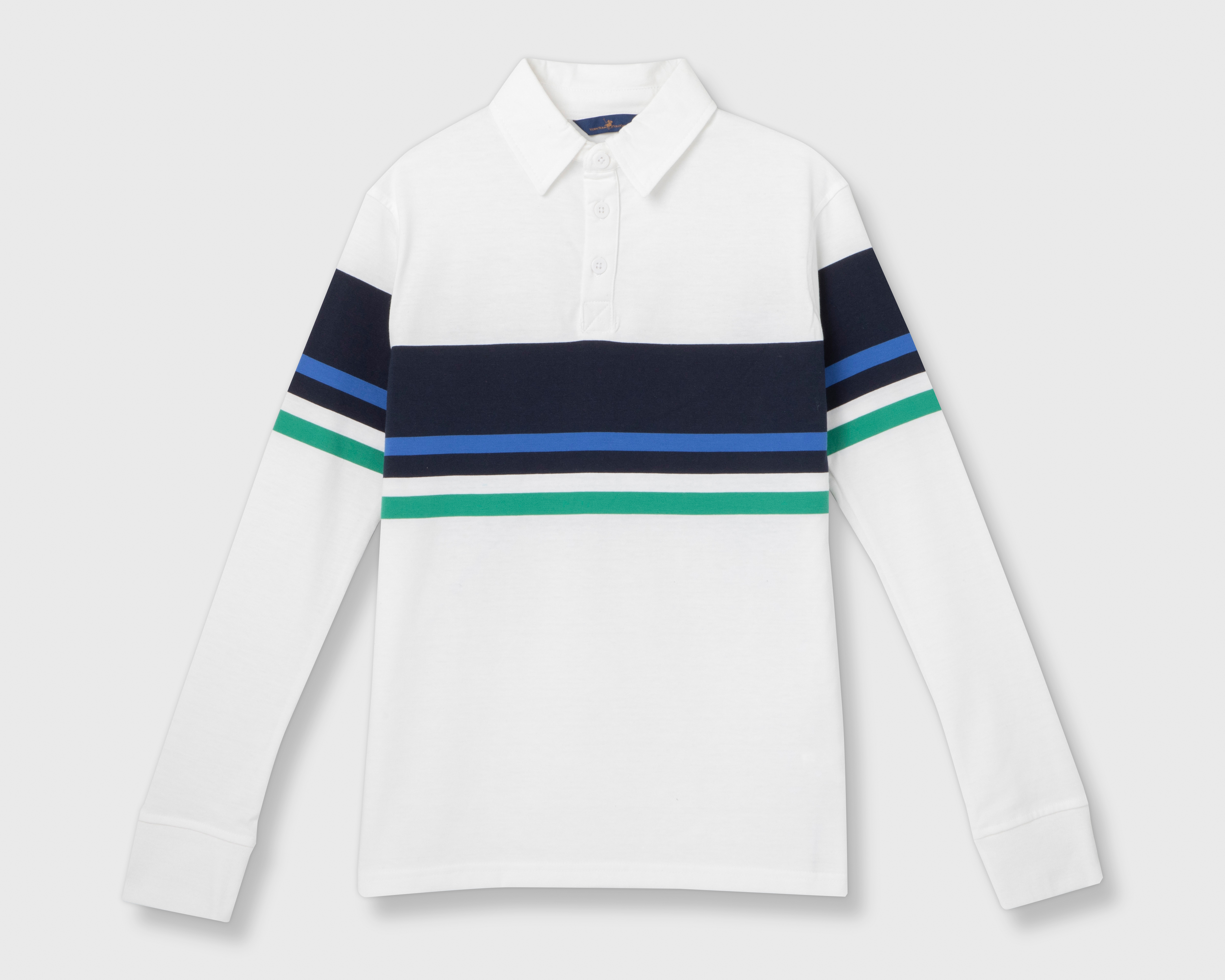 Foto 1 | Foto 1 | Playera Polo York Team Polo Club Manga Larga Blanca para Hombre