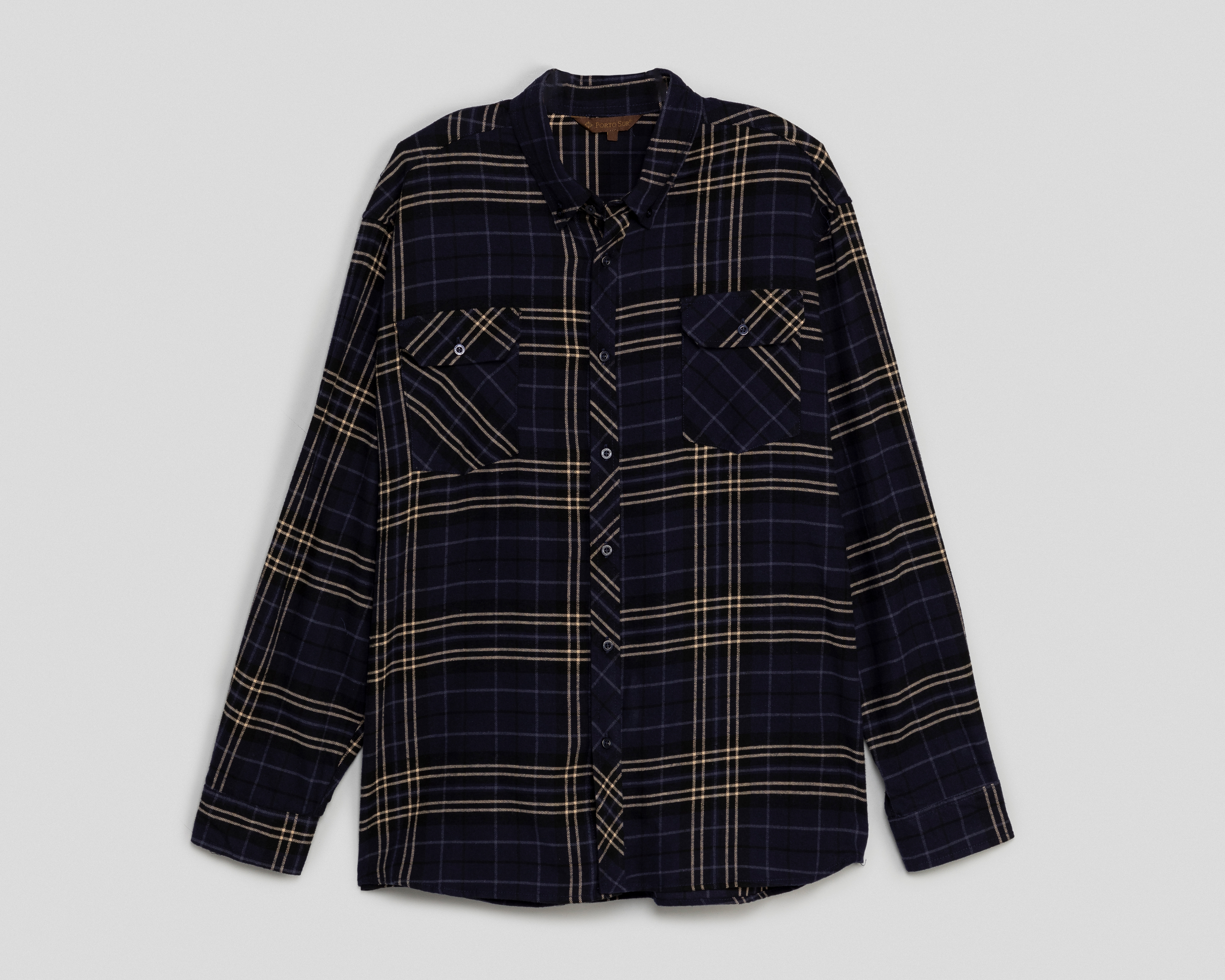 Foto 1 | Foto 1 | Camisa Casual de Algodón Porto Sur Regular Fit a Cuadros