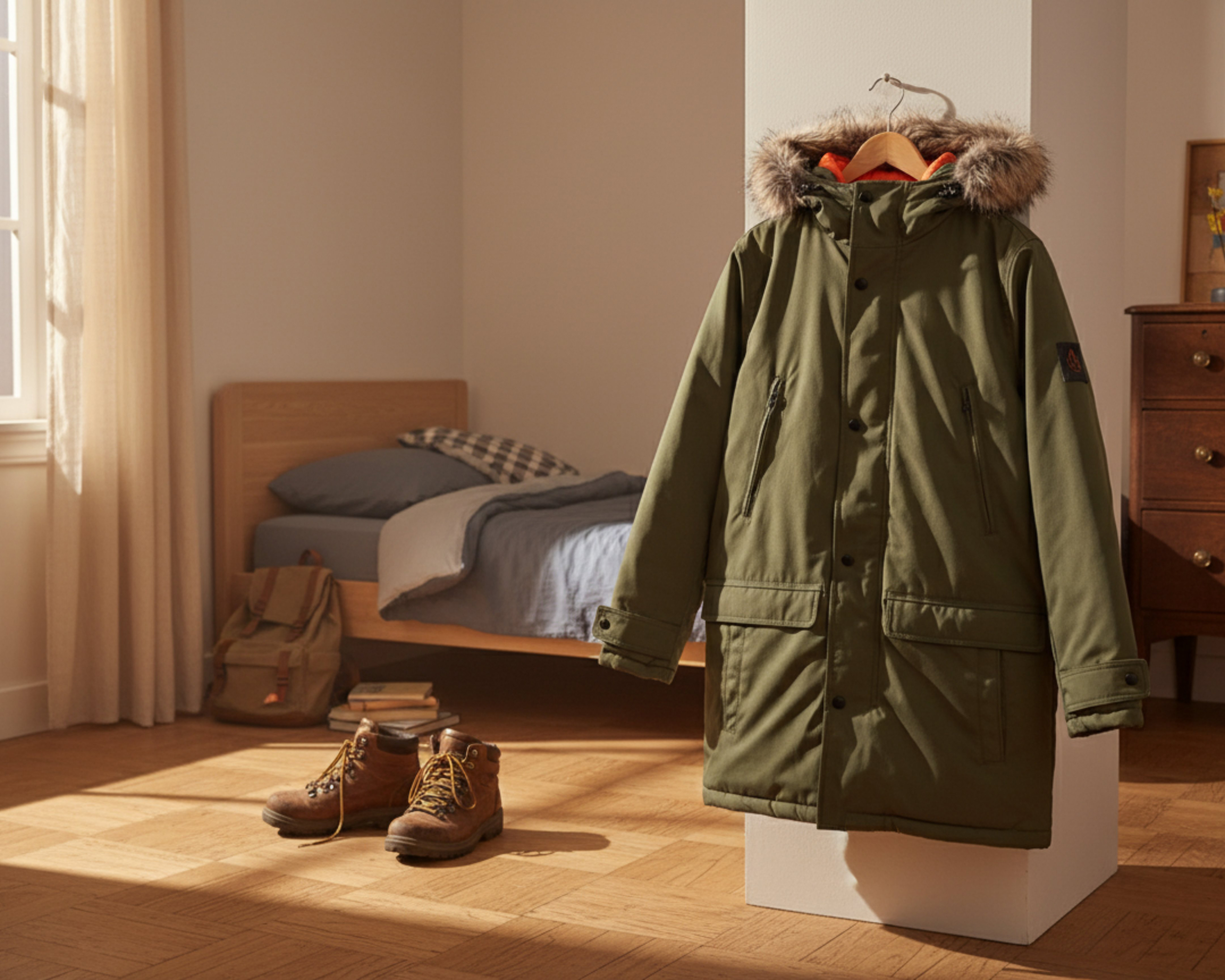 Foto 4 | Foto 4 | Chamarra Refill con Capucha para Hombre