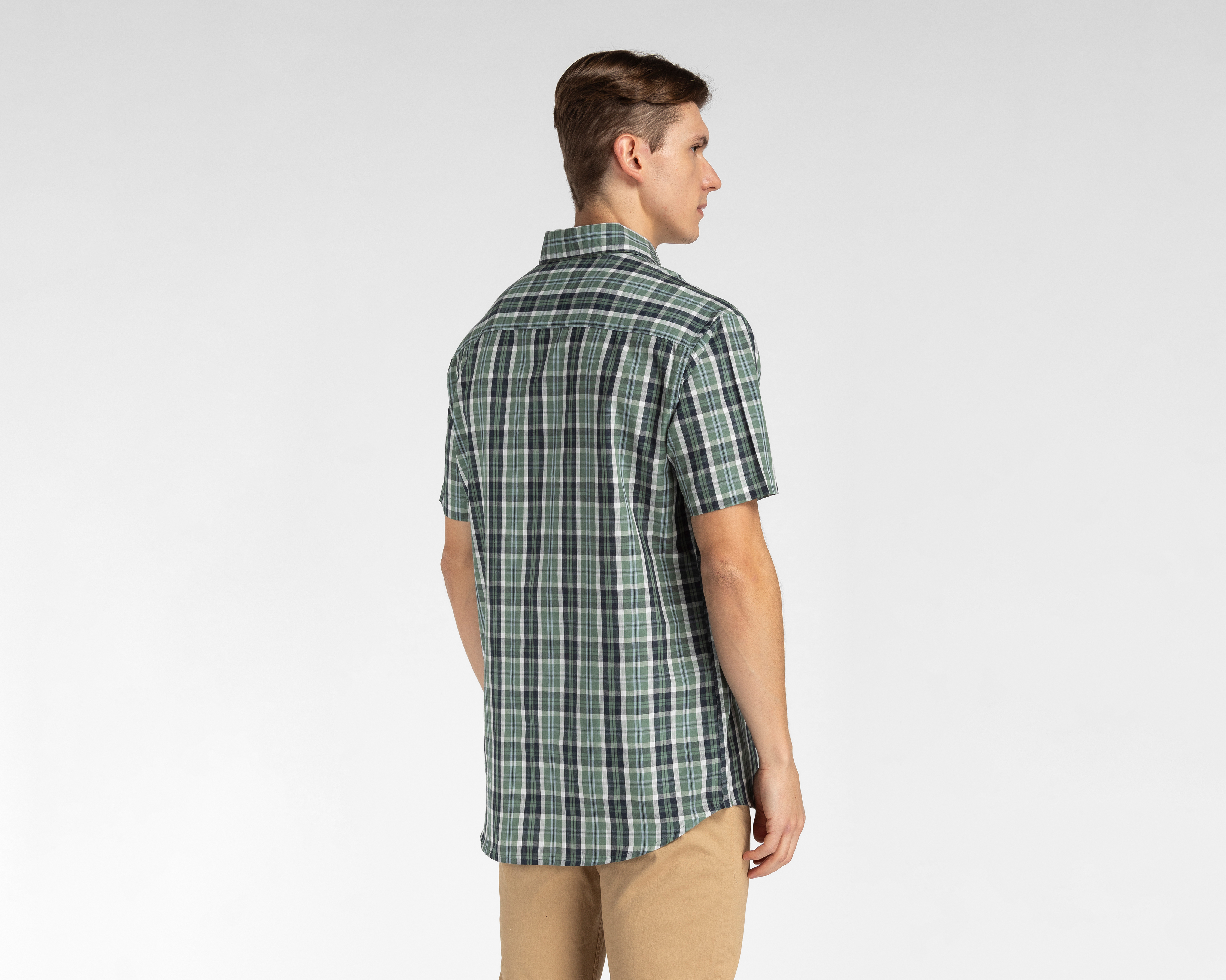 Foto 4 pulgar | Foto 3 | Camisa Casual Porto Sur Regular a Cuadros