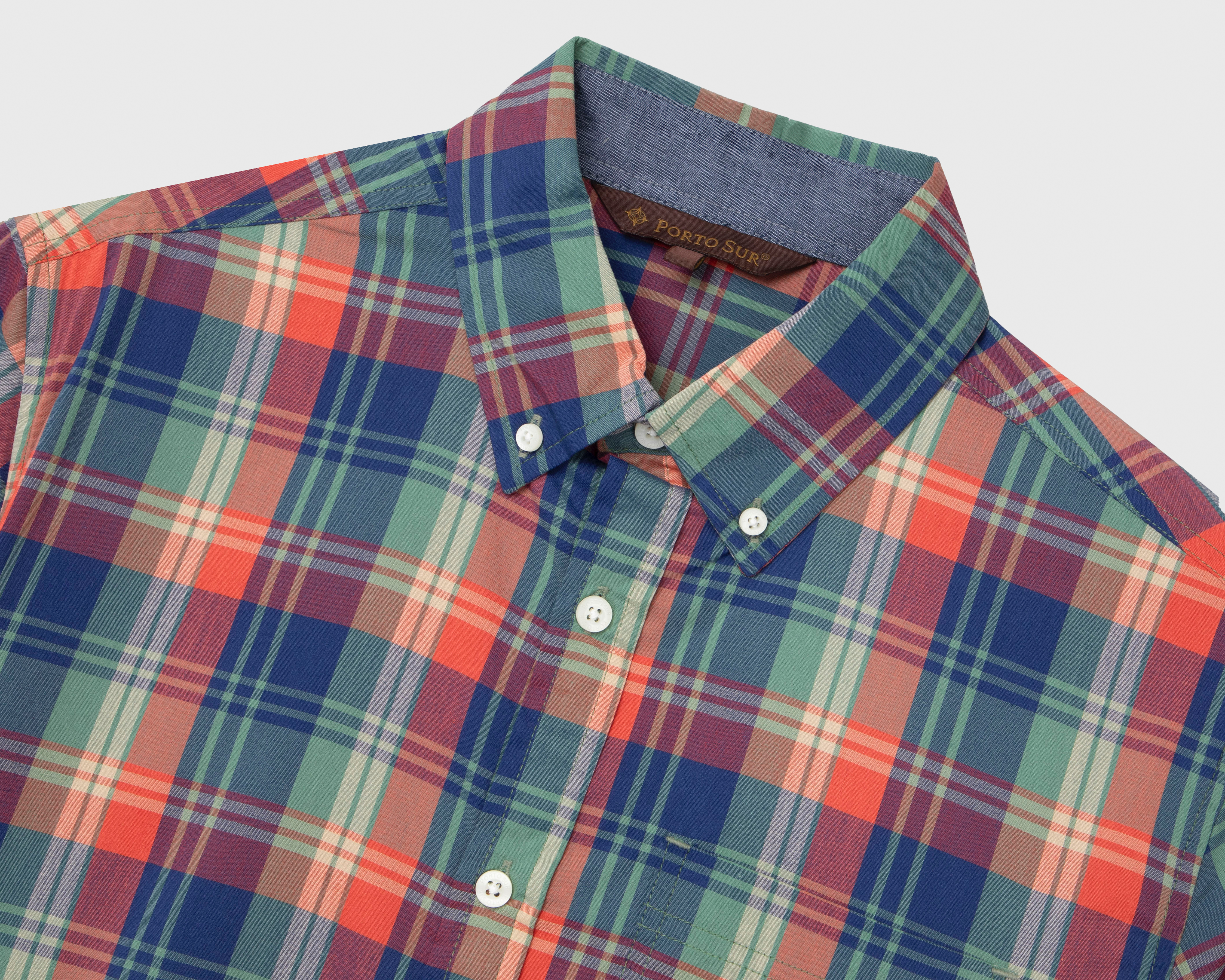 Foto 4 pulgar | Foto 3 | Camisa Casual Porto Sur Regular a Cuadros