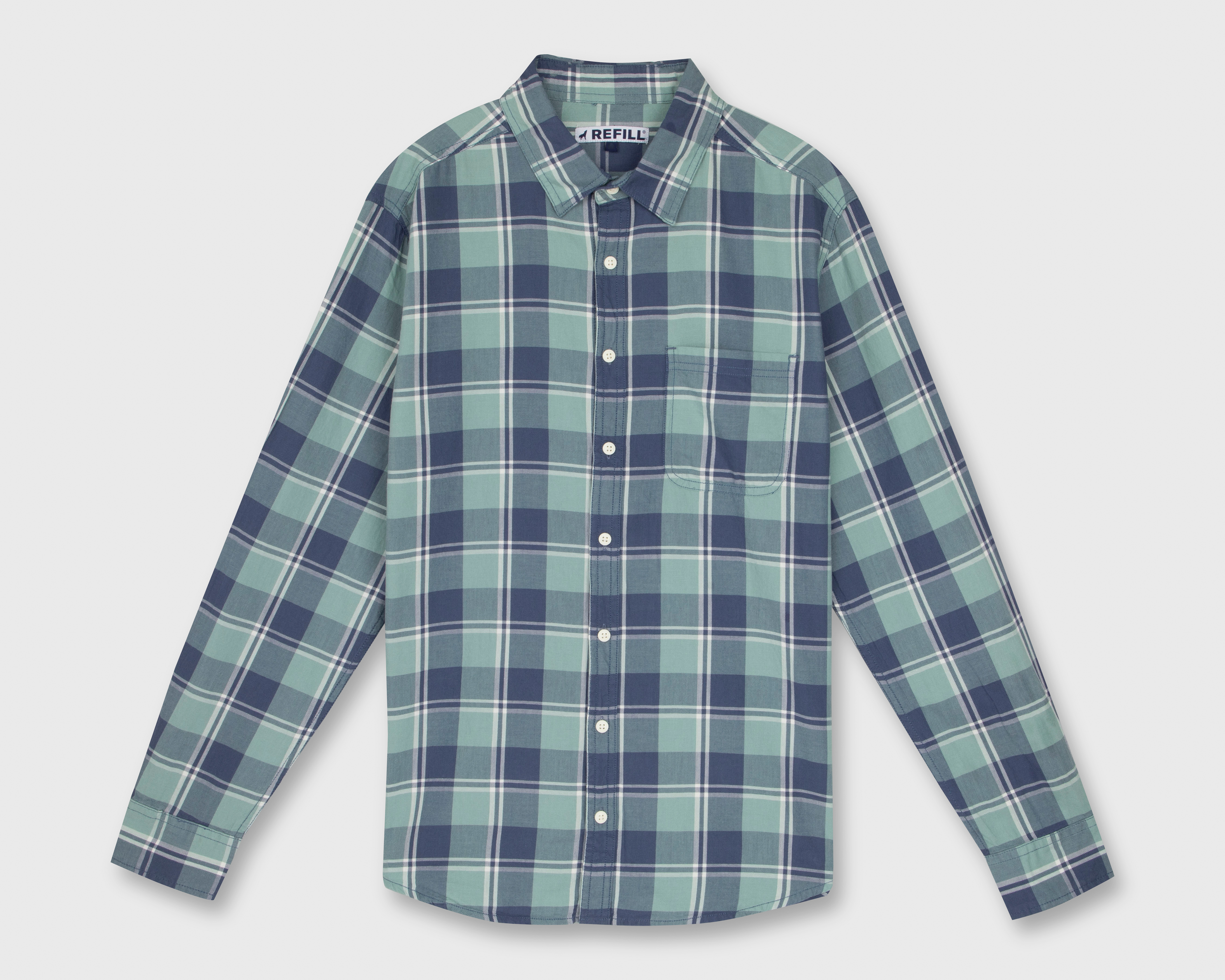 Foto 2 pulgar | Foto 1 | Camisa Casual Refill Regular Fit a Cuadros