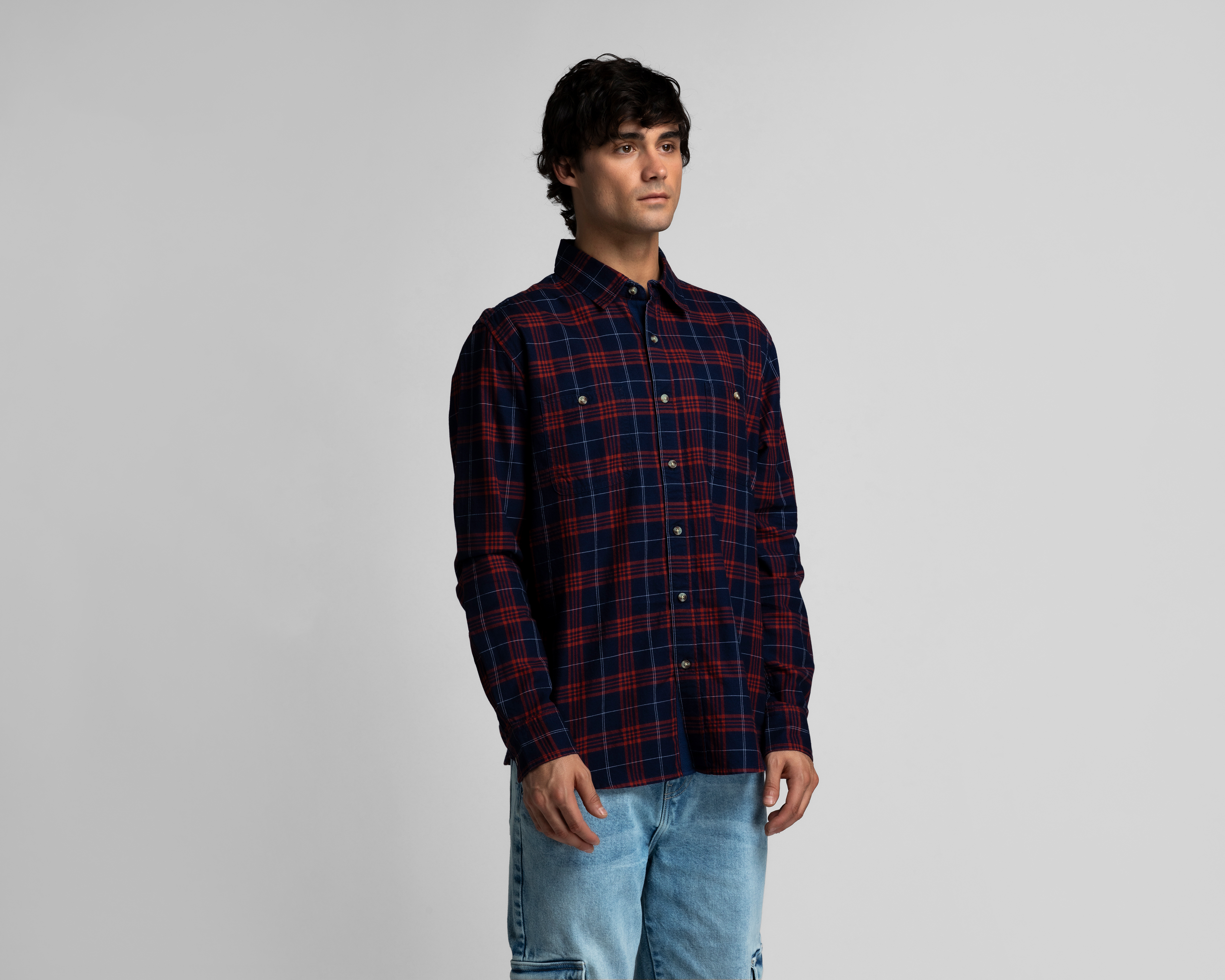 Foto 1 | Foto 1 | Camisa Casual Refill Regular a Cuadros