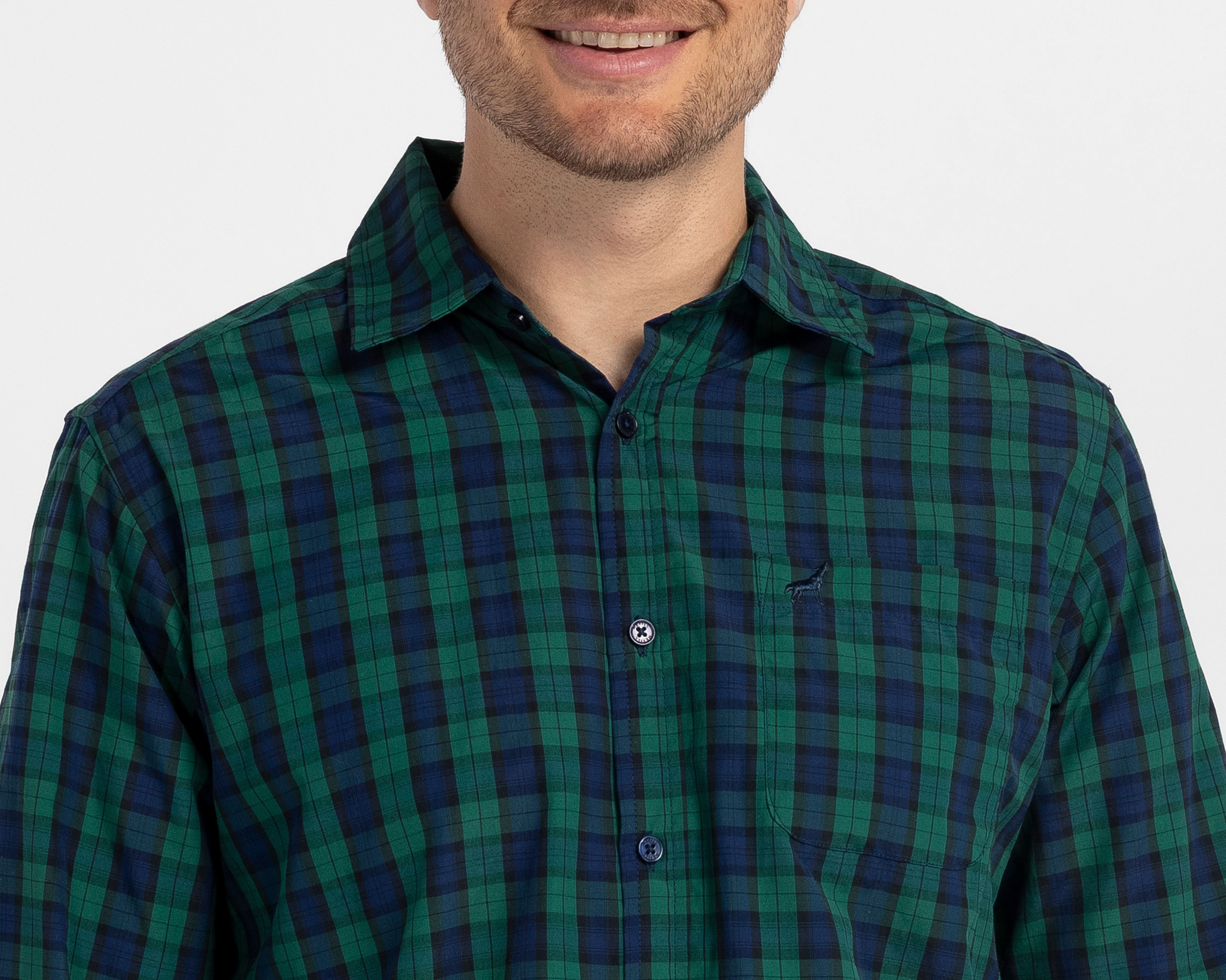 Foto 4 | Foto 4 | Camisa Casual Refill Regular a Cuadros