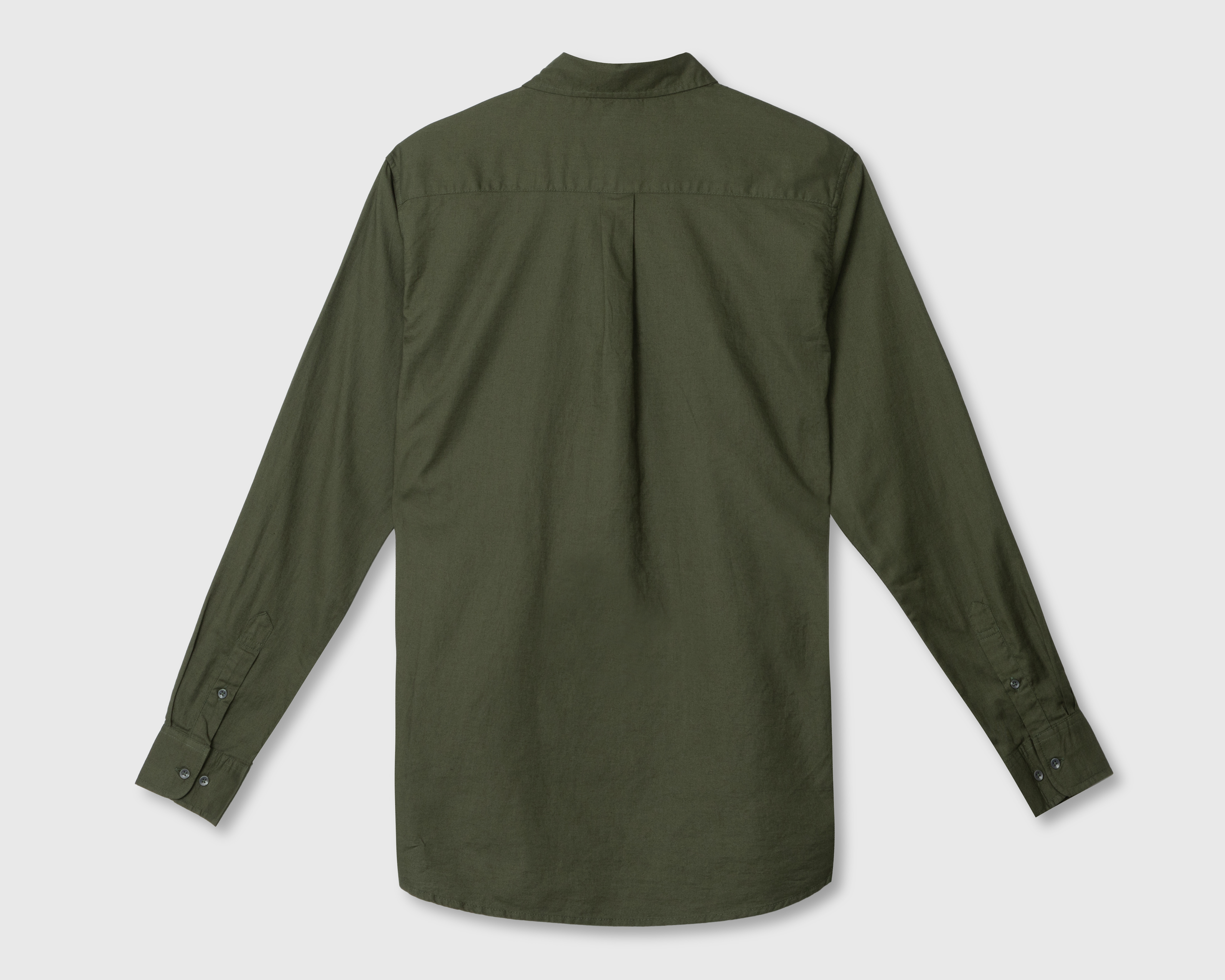 Foto 3 pulgar | Foto 2 | Camisa Casual de Algodón Refill Regular Verde