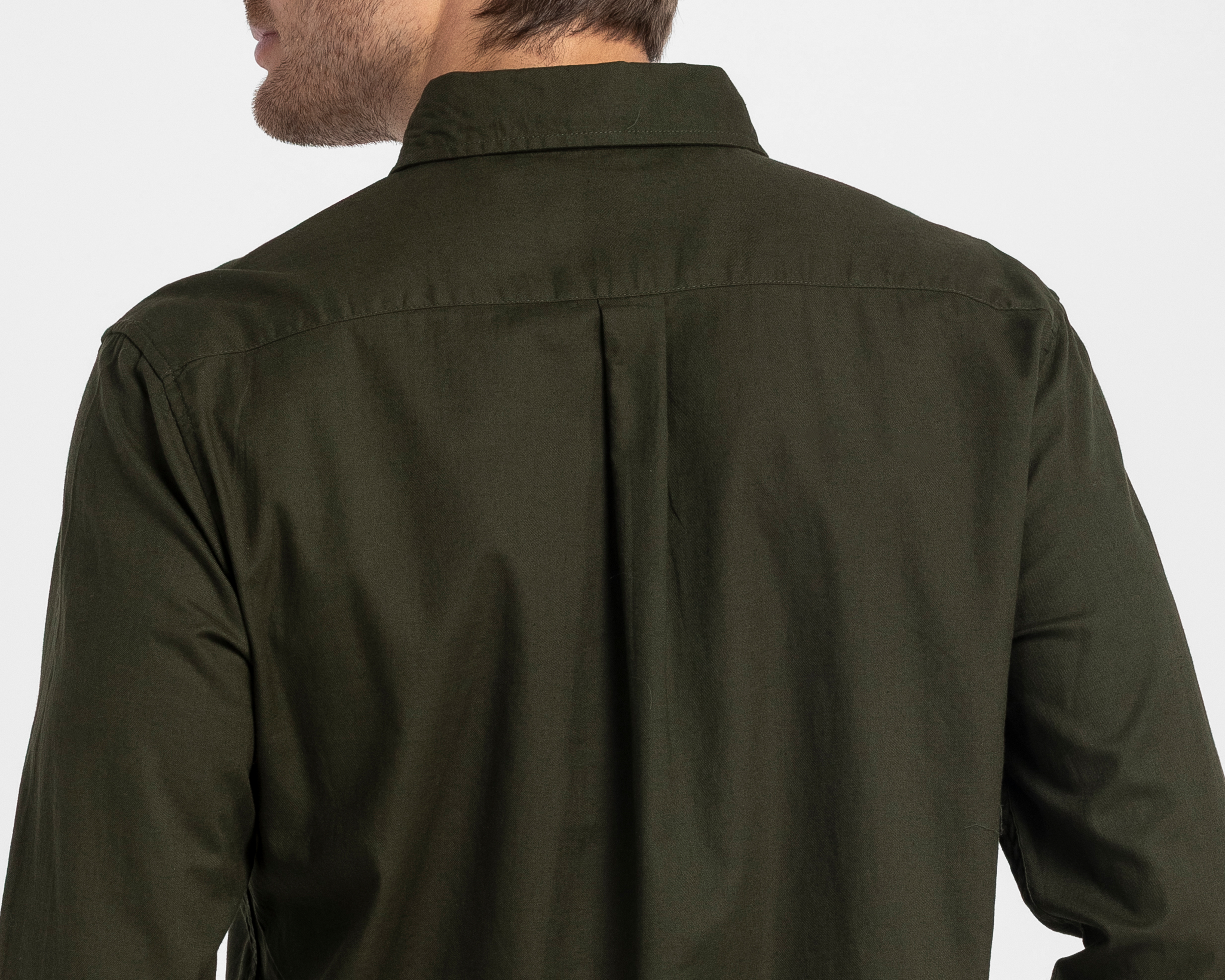 Foto 5 | Foto 5 | Camisa Casual de Algodón Refill Regular Verde