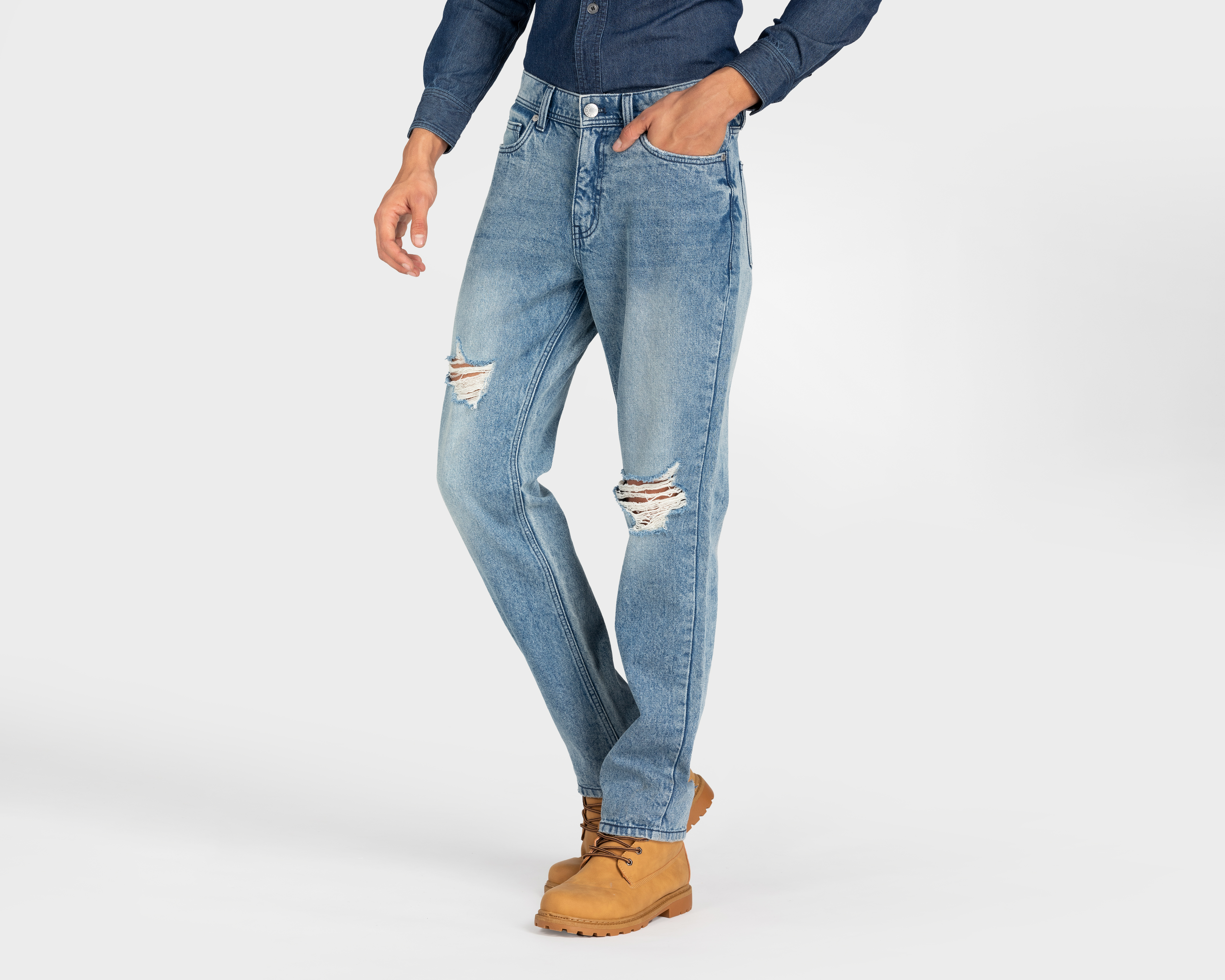 Foto 2 pulgar | Foto 1 | Jeans Recto Refill para Hombre