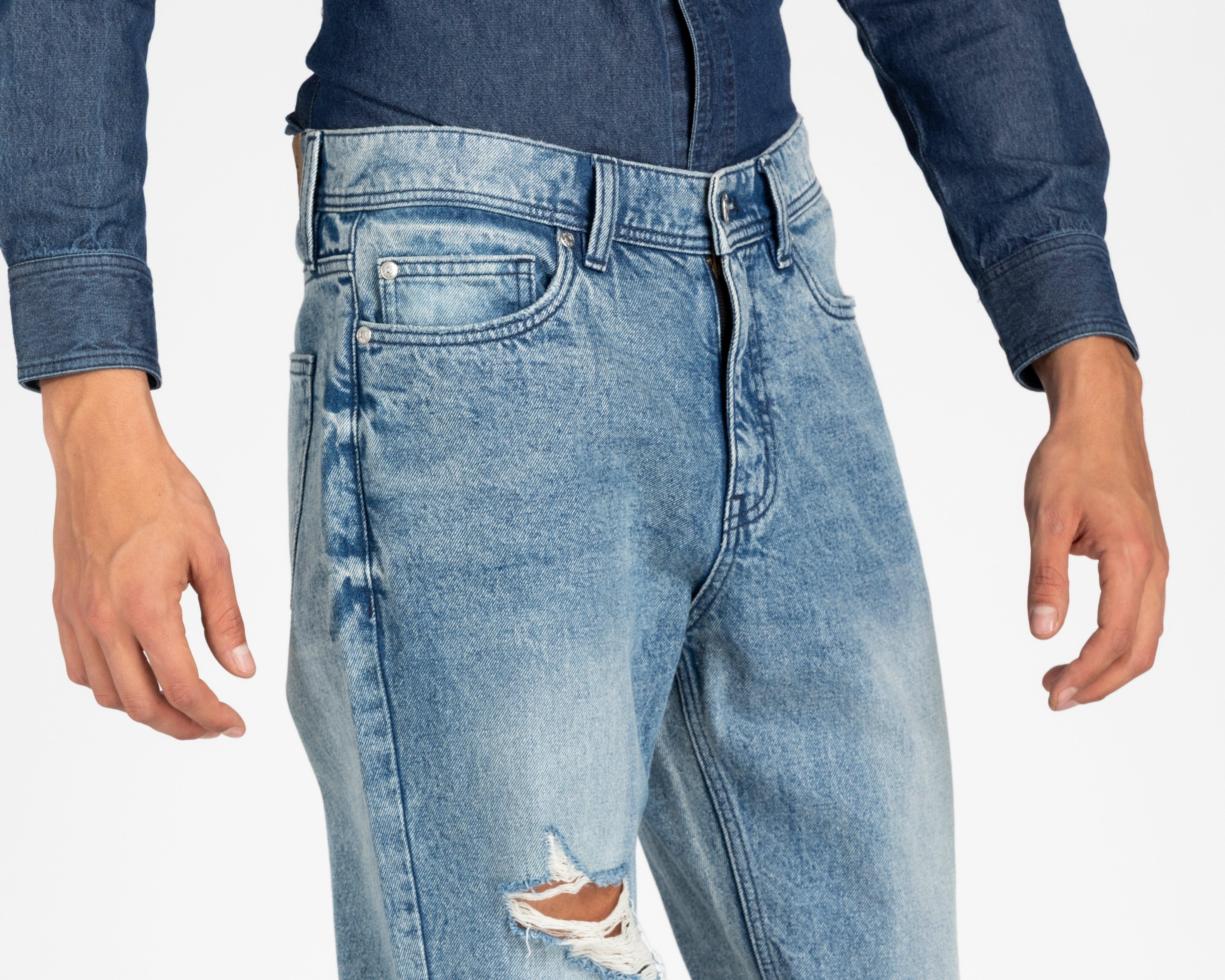 Foto 5 pulgar | Foto 4 | Jeans Recto Refill para Hombre