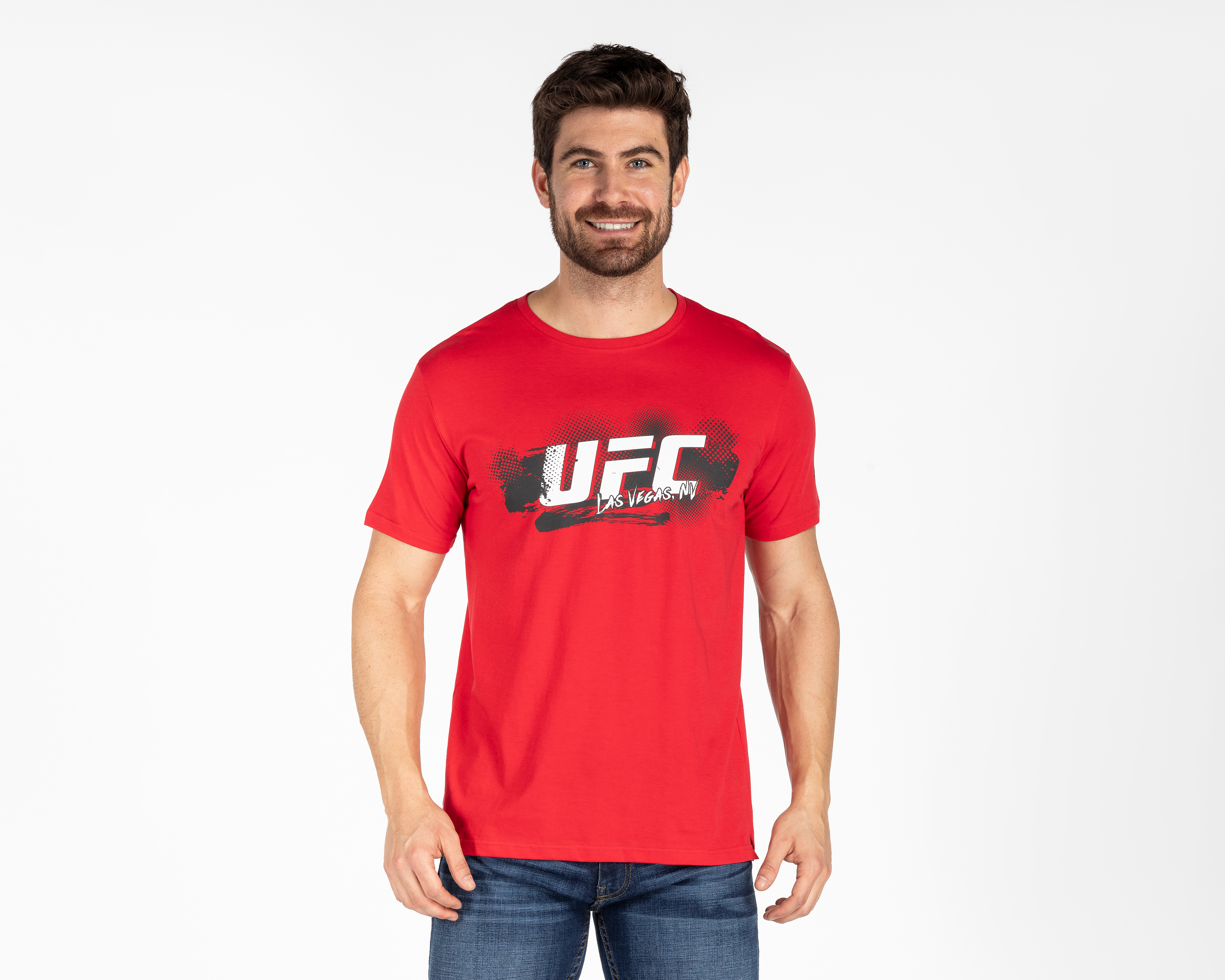 Playera de Cuello Redondo Roja UFC para Hombre