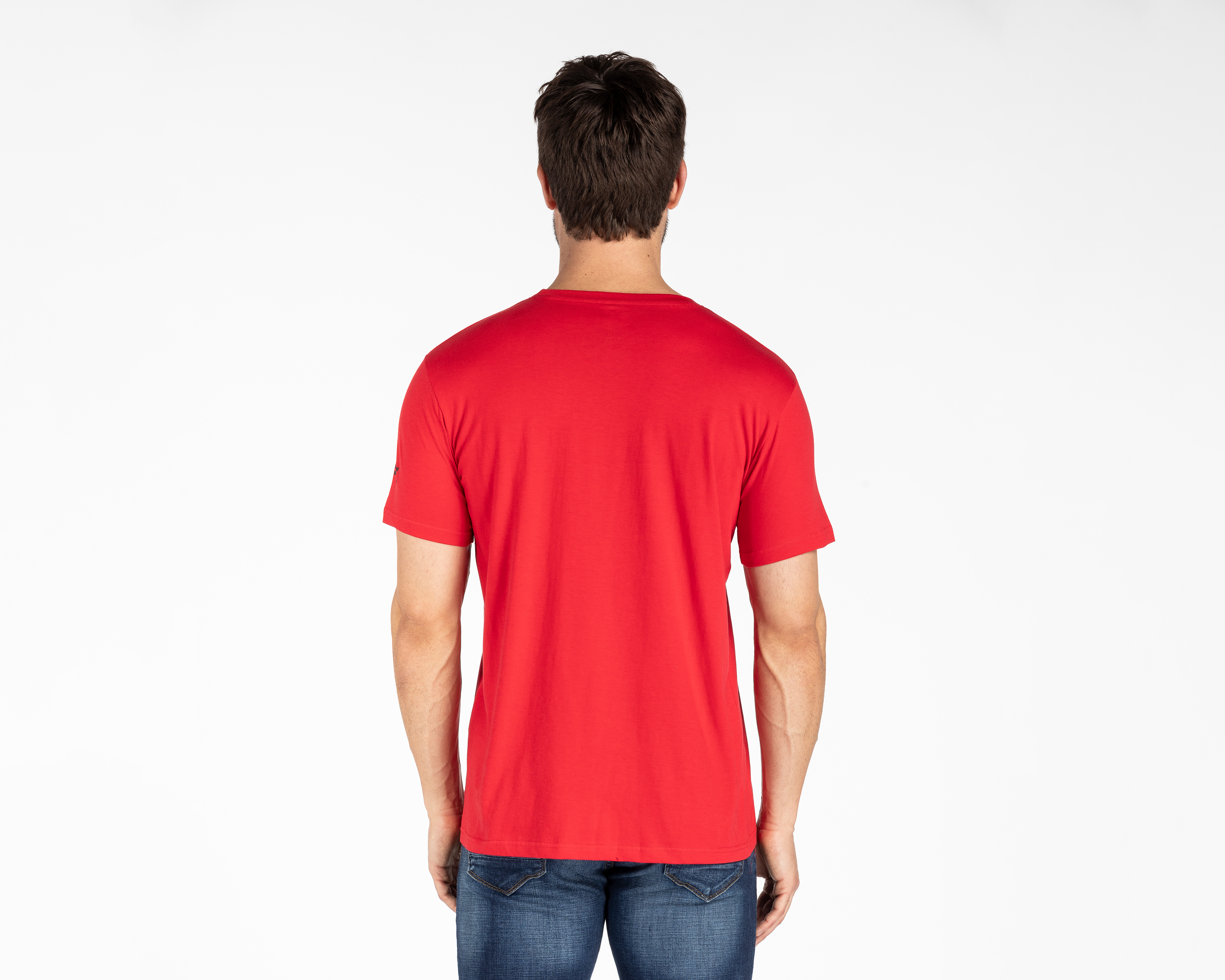 Foto 3 pulgar | Foto 2 | Playera de Cuello Redondo Roja UFC para Hombre