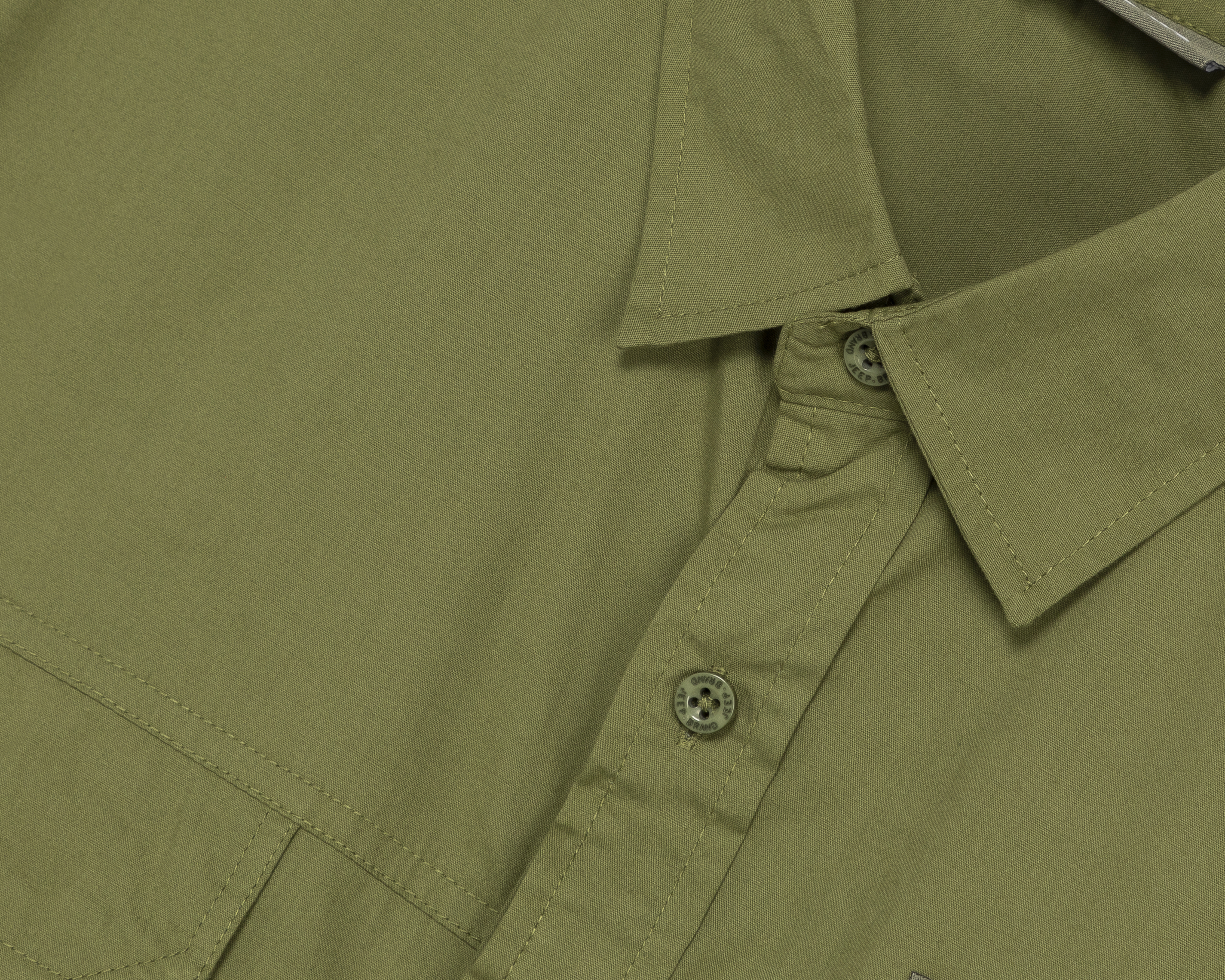 Foto 5 | Foto 4 | Camisa Casual de Algodón Jeep Regular Fit Verde