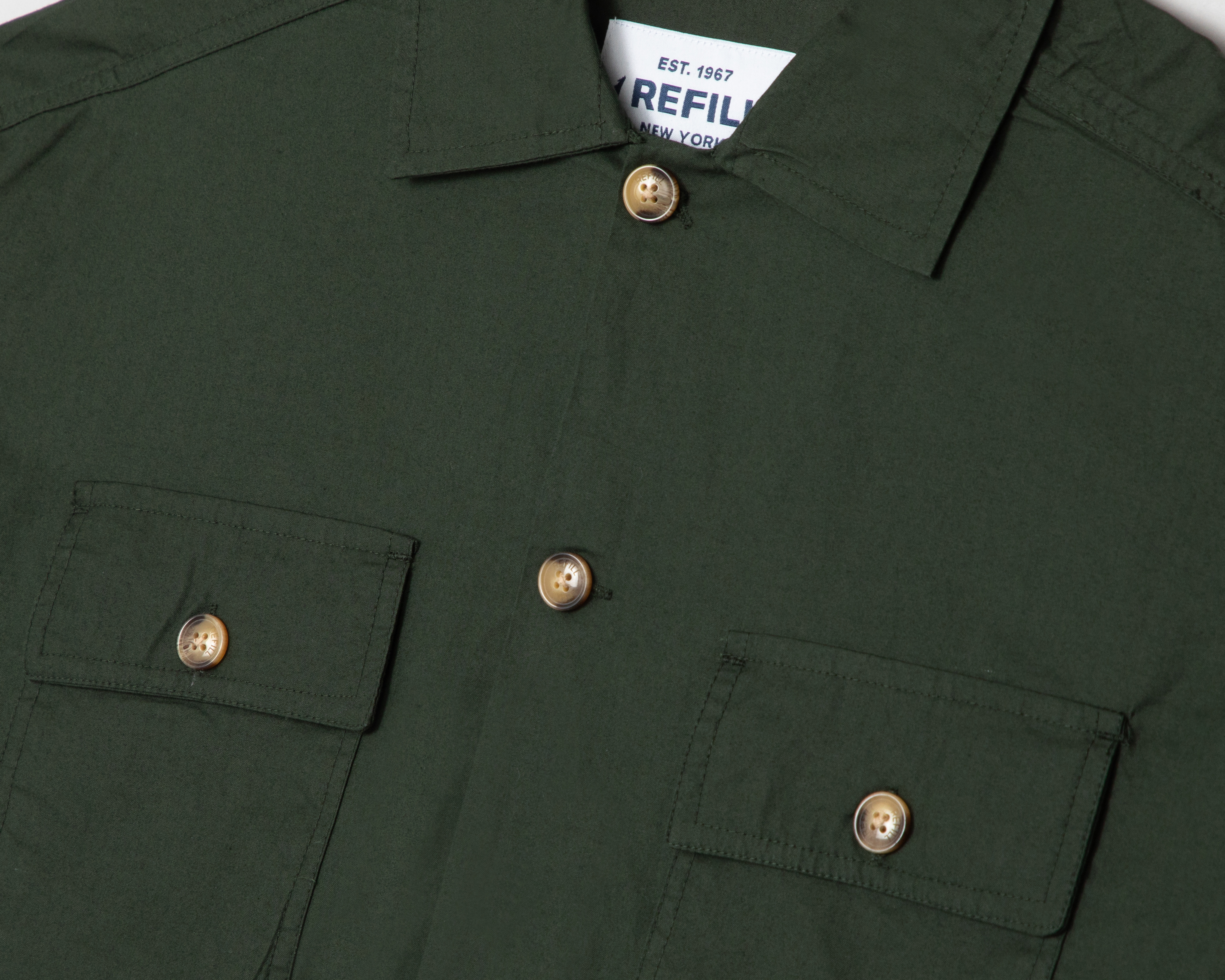 Foto 3 | Foto 3 | Camisa Casual Refill para Hombre Lisa