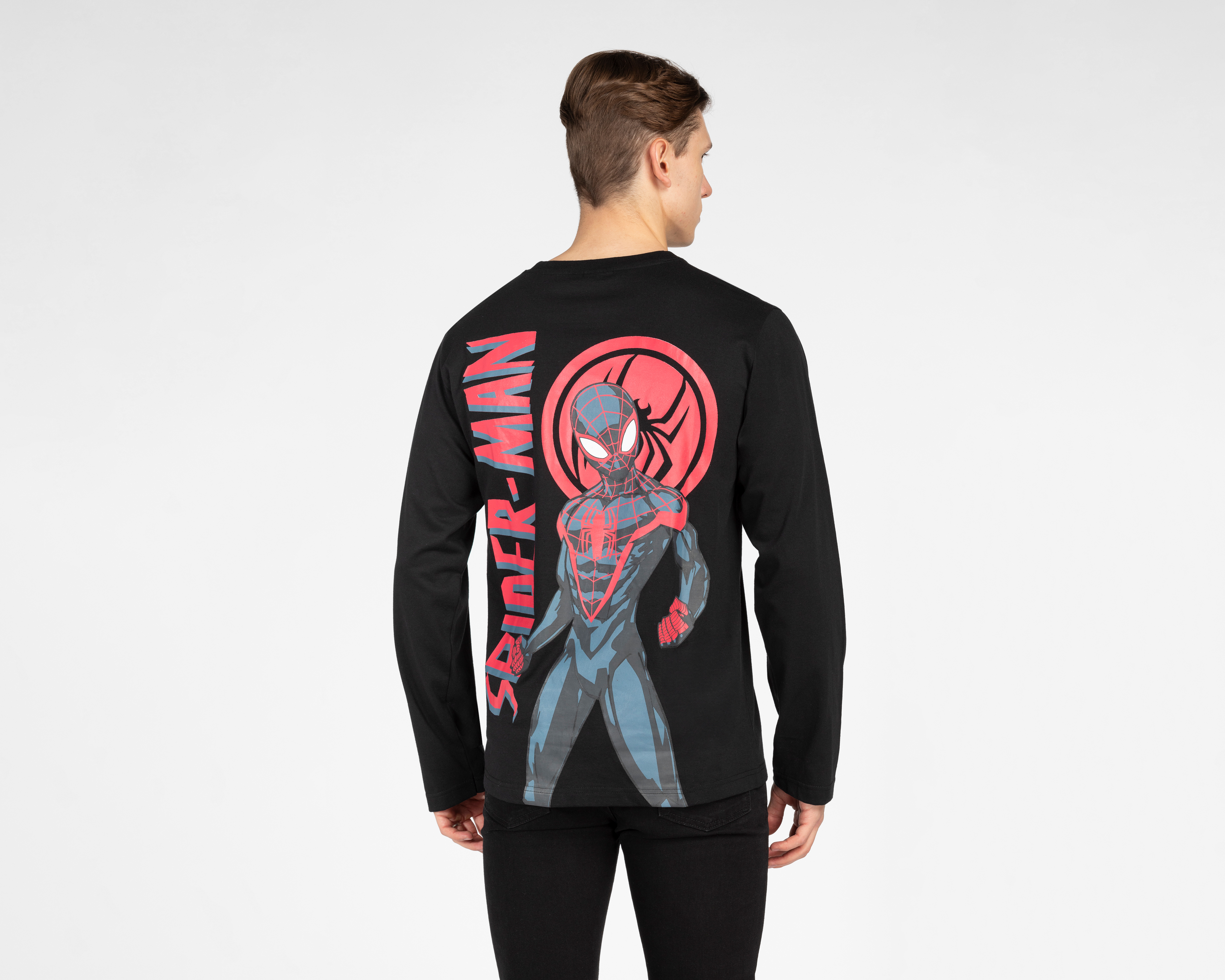 Foto 3 pulgar | Foto 2 | Playera Marvel Spider-Man Manga Larga para Niño