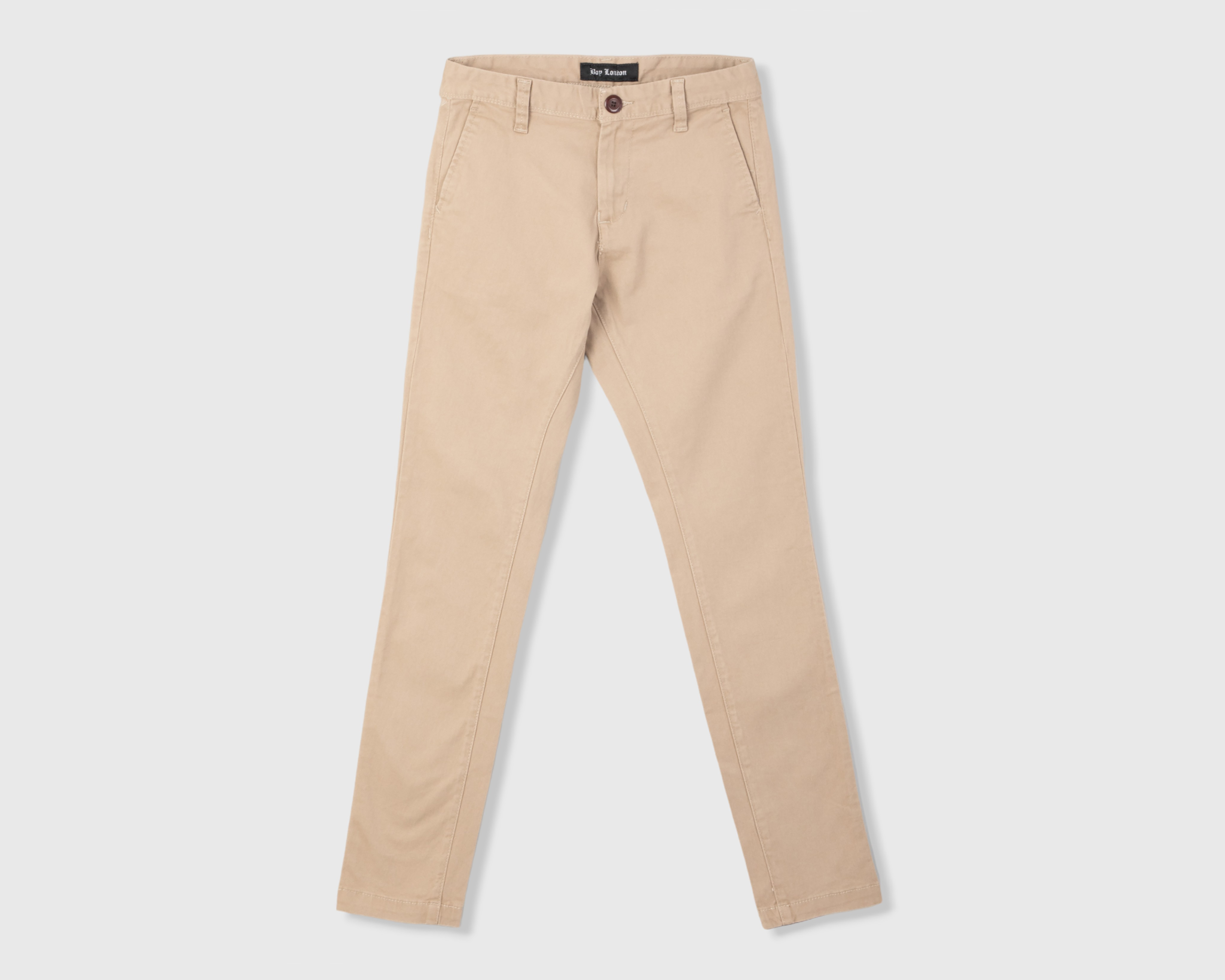 Foto 2 pulgar | Foto 1 | Pantalón Chino Boy London Beige para Hombre