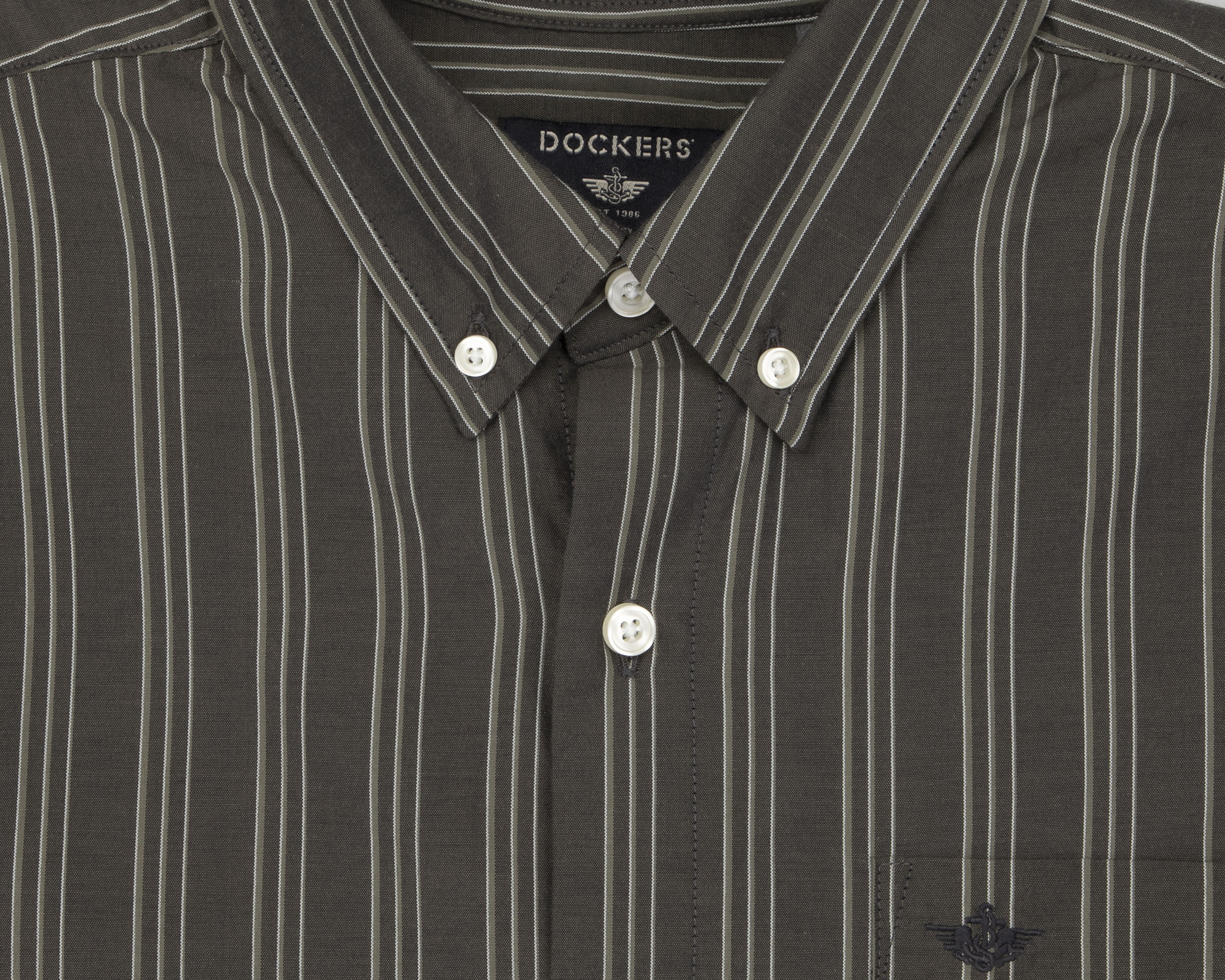 Foto 5 pulgar | Foto 4 | Camisa Casual de Algodón Dockers Regular a Rayas