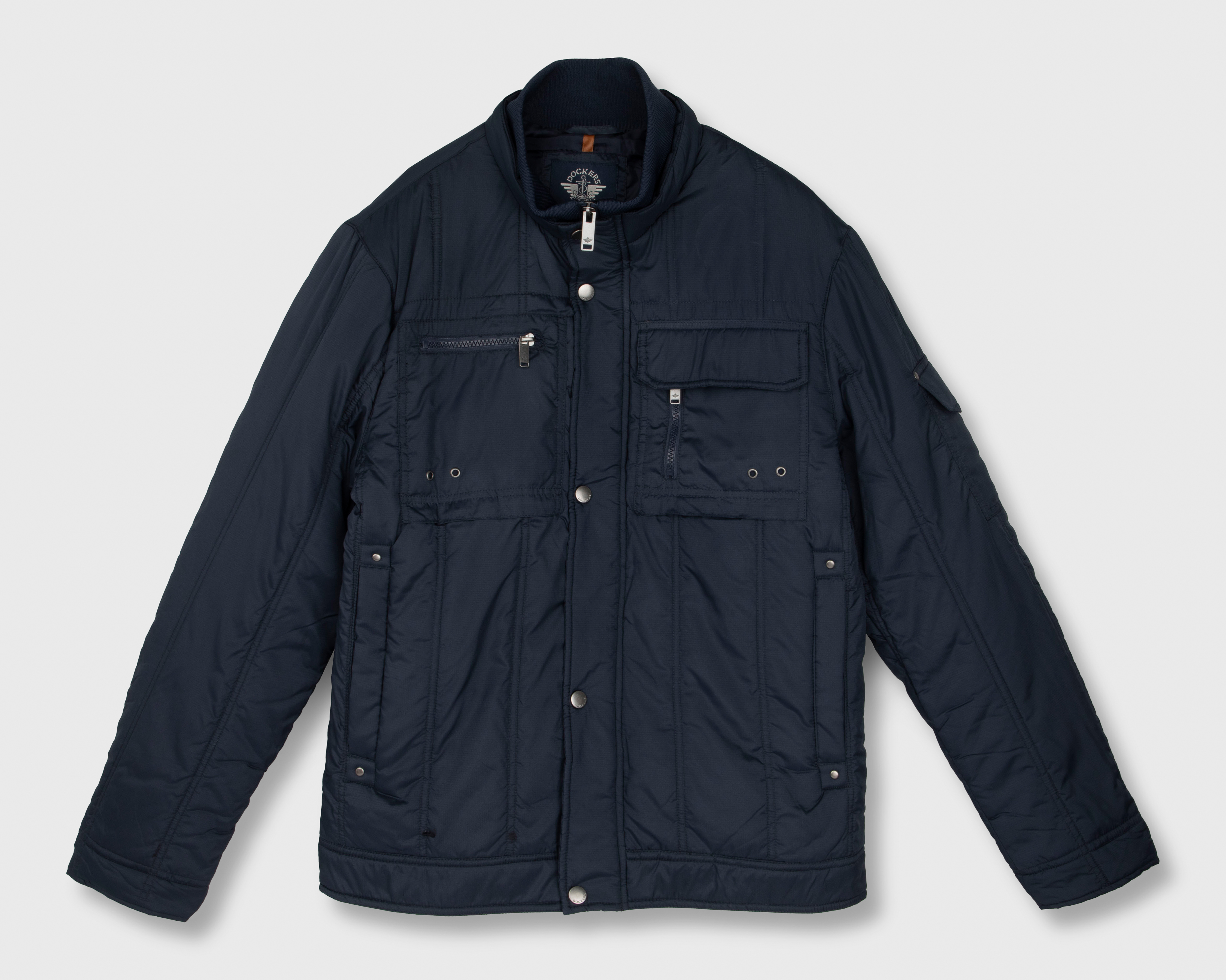 Foto 2 pulgar | Foto 1 | Chamarra Dockers Cuello Alto