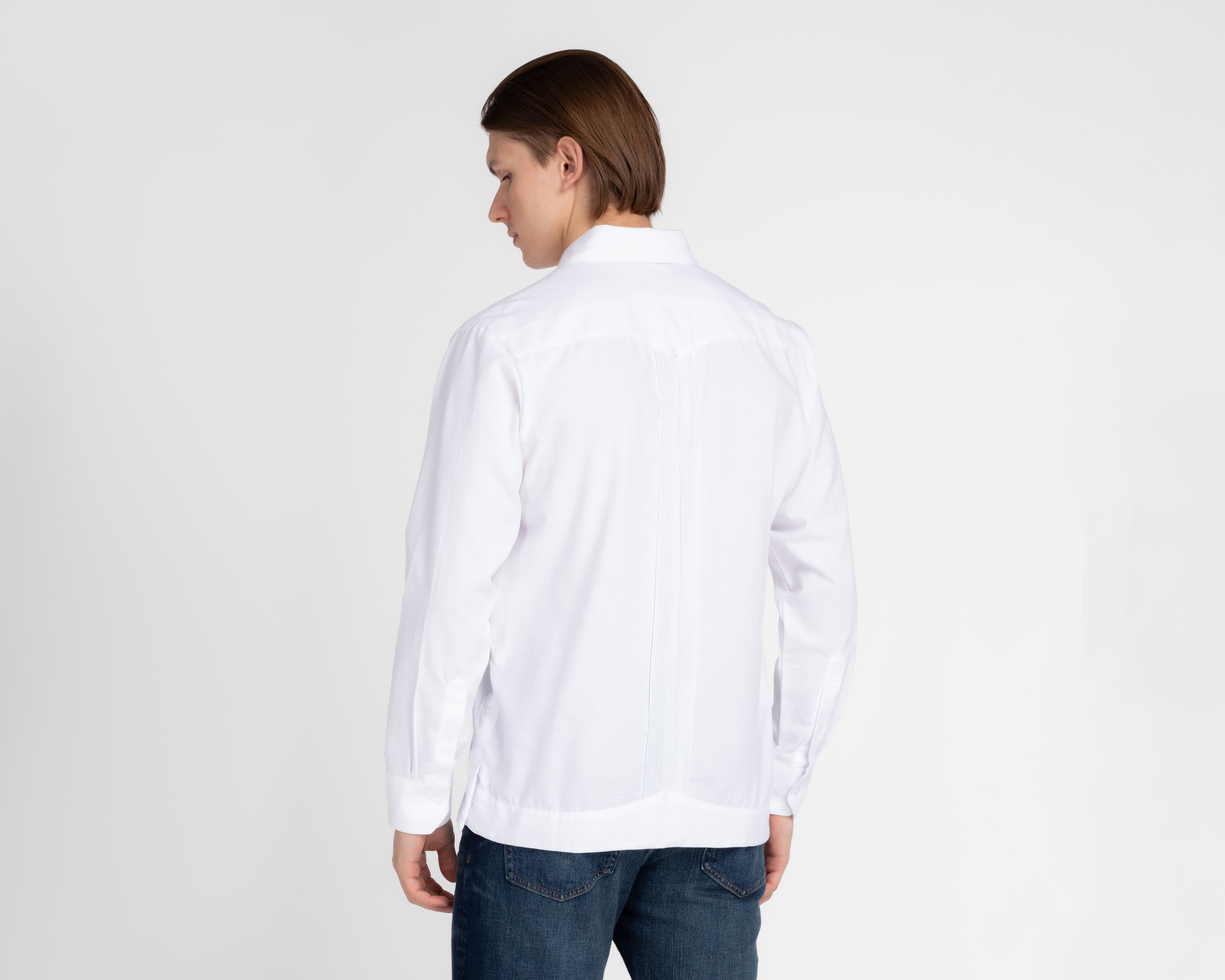 Foto 3 pulgar | Foto 2 | Camisa de Moda Meridanas Regular Lisa