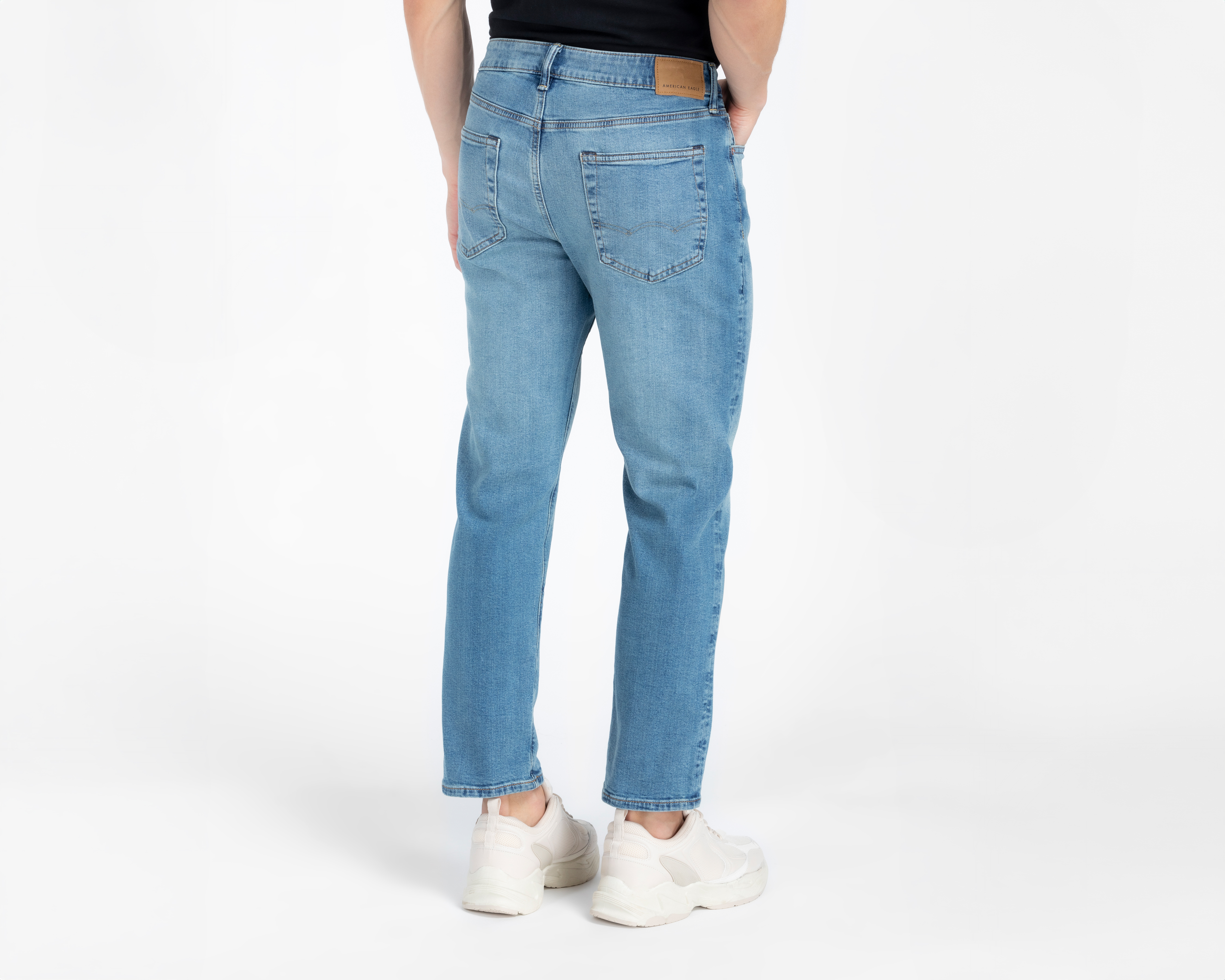 Foto 3 pulgar | Foto 2 | Jeans Original Straight American Eagle Medium Clean para Hombre
