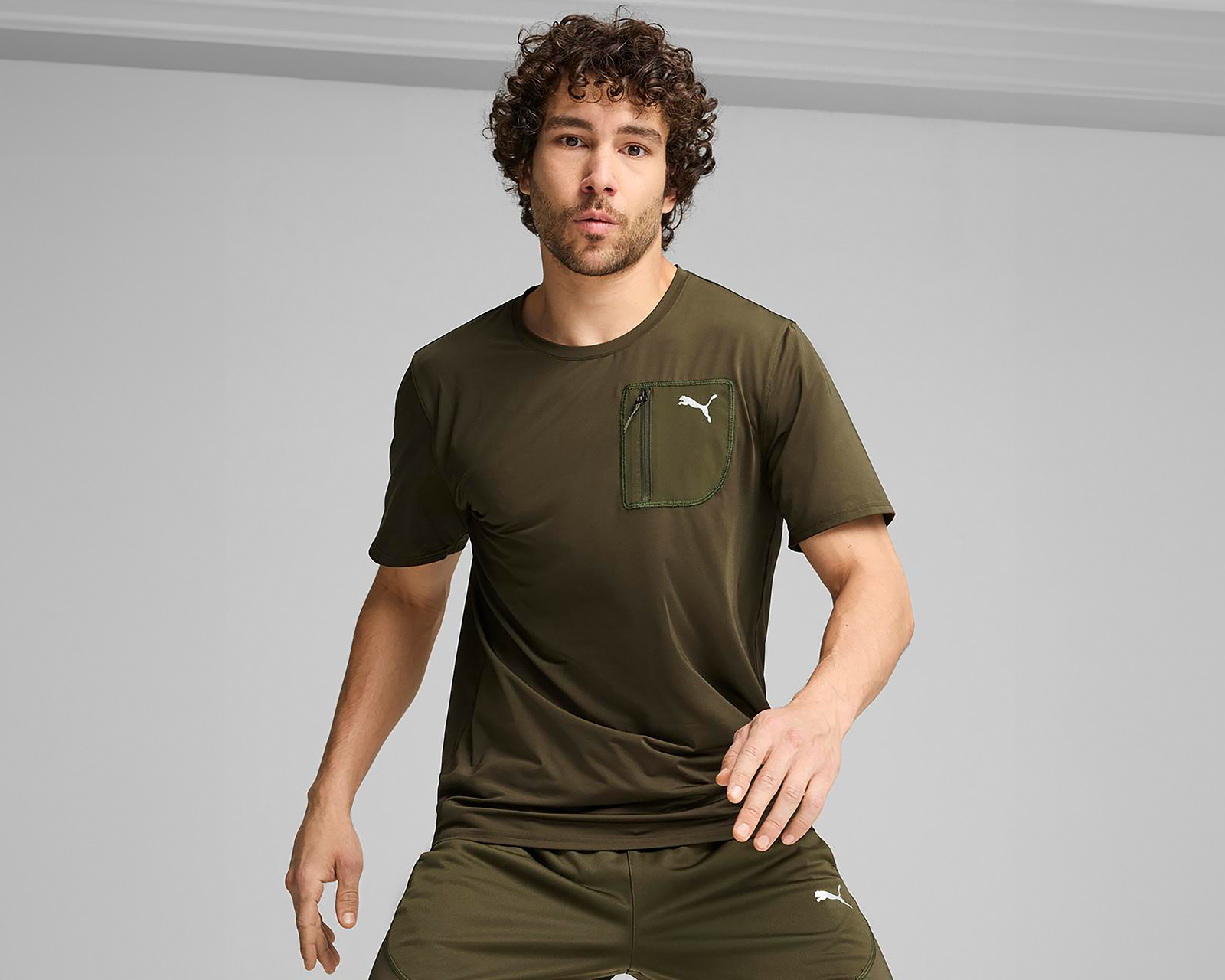 Foto 4 pulgar | Foto 3 | Playera de Entrenamiento Puma Poly Cargo Tee DryCell para Hombre