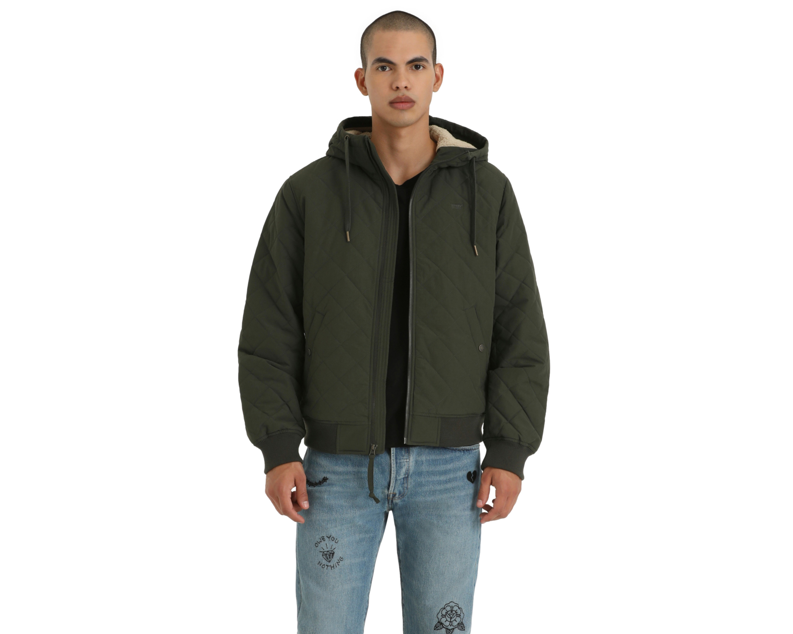 Foto 2 pulgar | Foto 1 | Chamarra Levi´s con Capucha