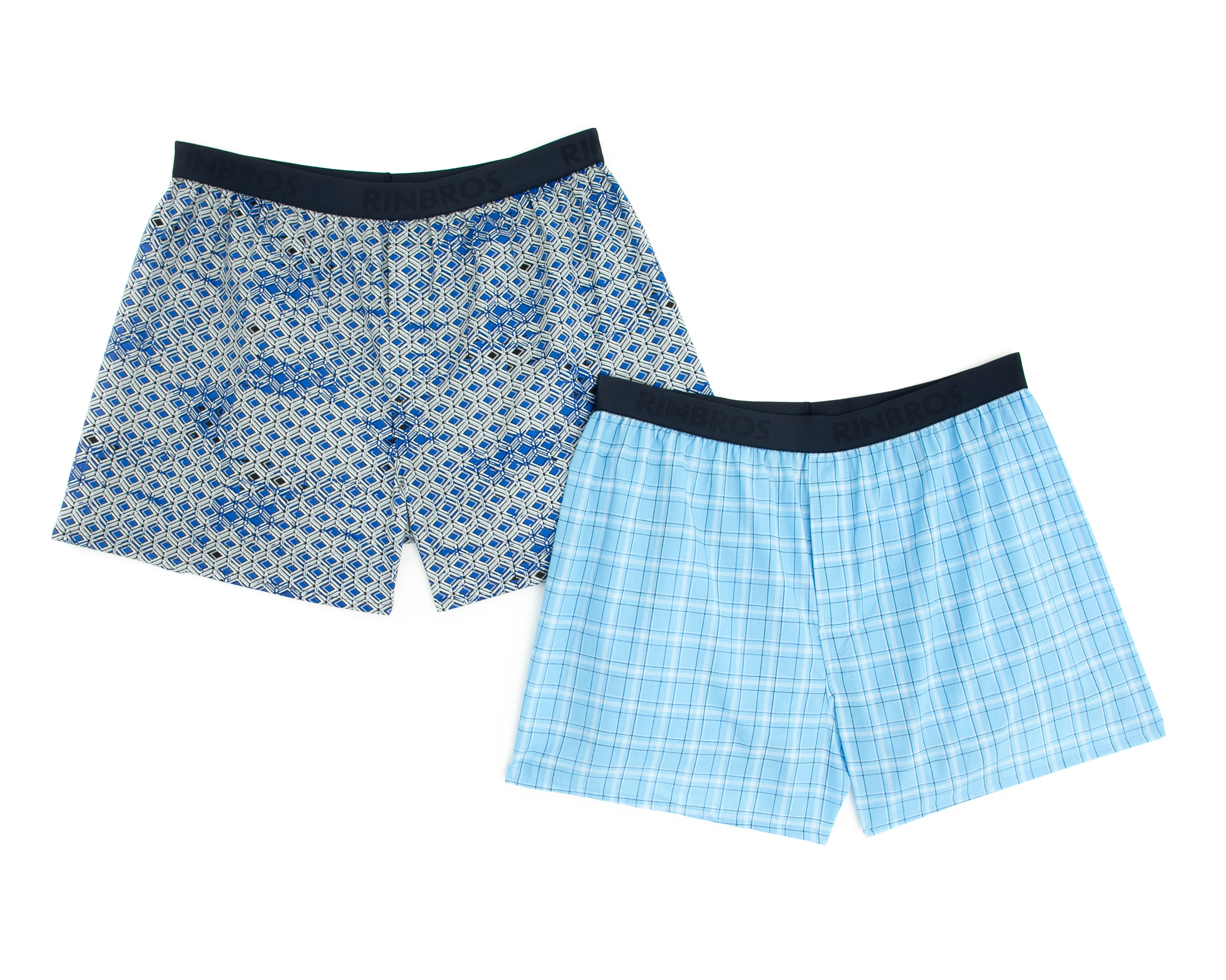 Bóxer Largo Rinbros 2 Piezas para Hombre