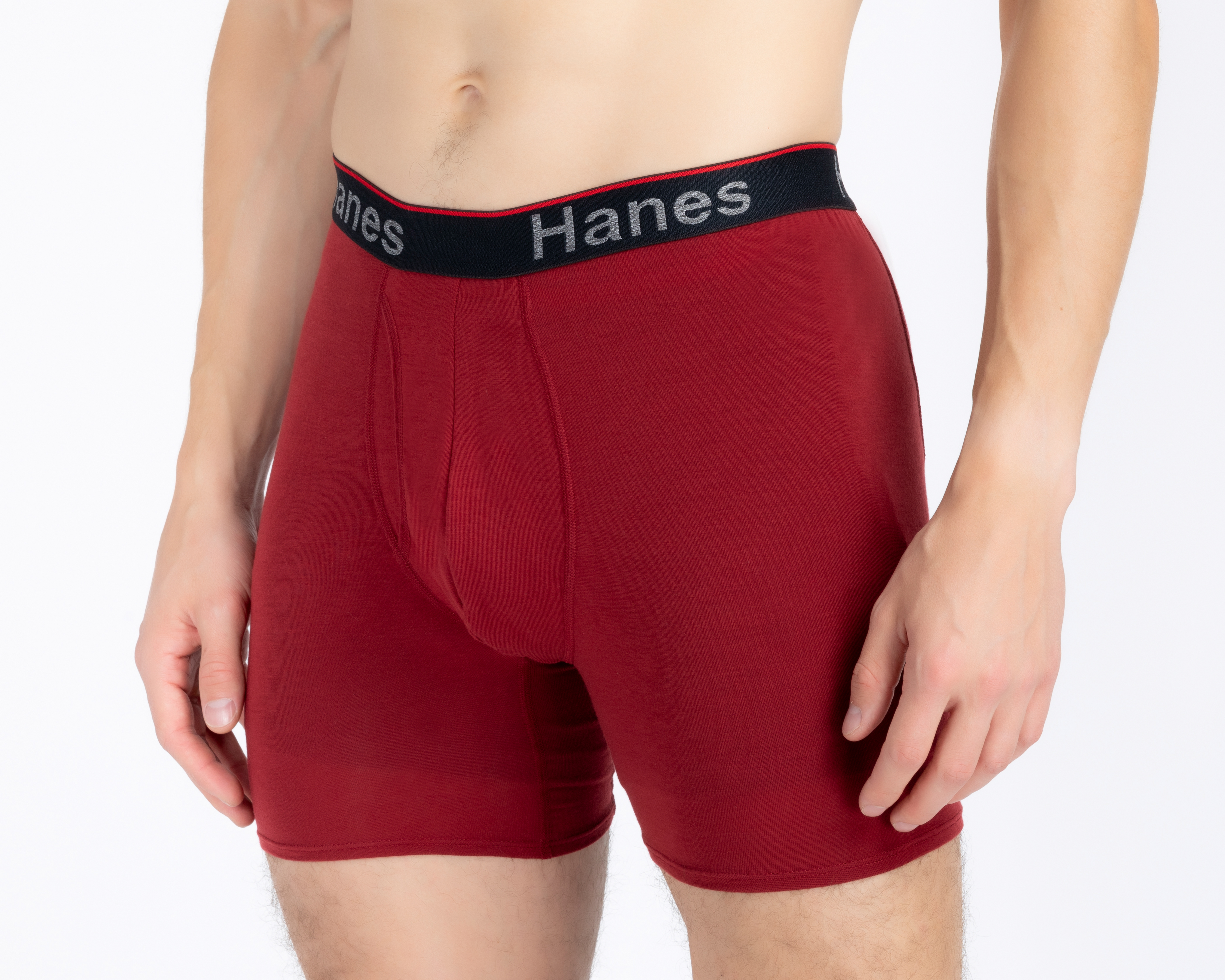 Foto 2 | Foto 2 | Bóxer Largo Hanes 2 Piezas