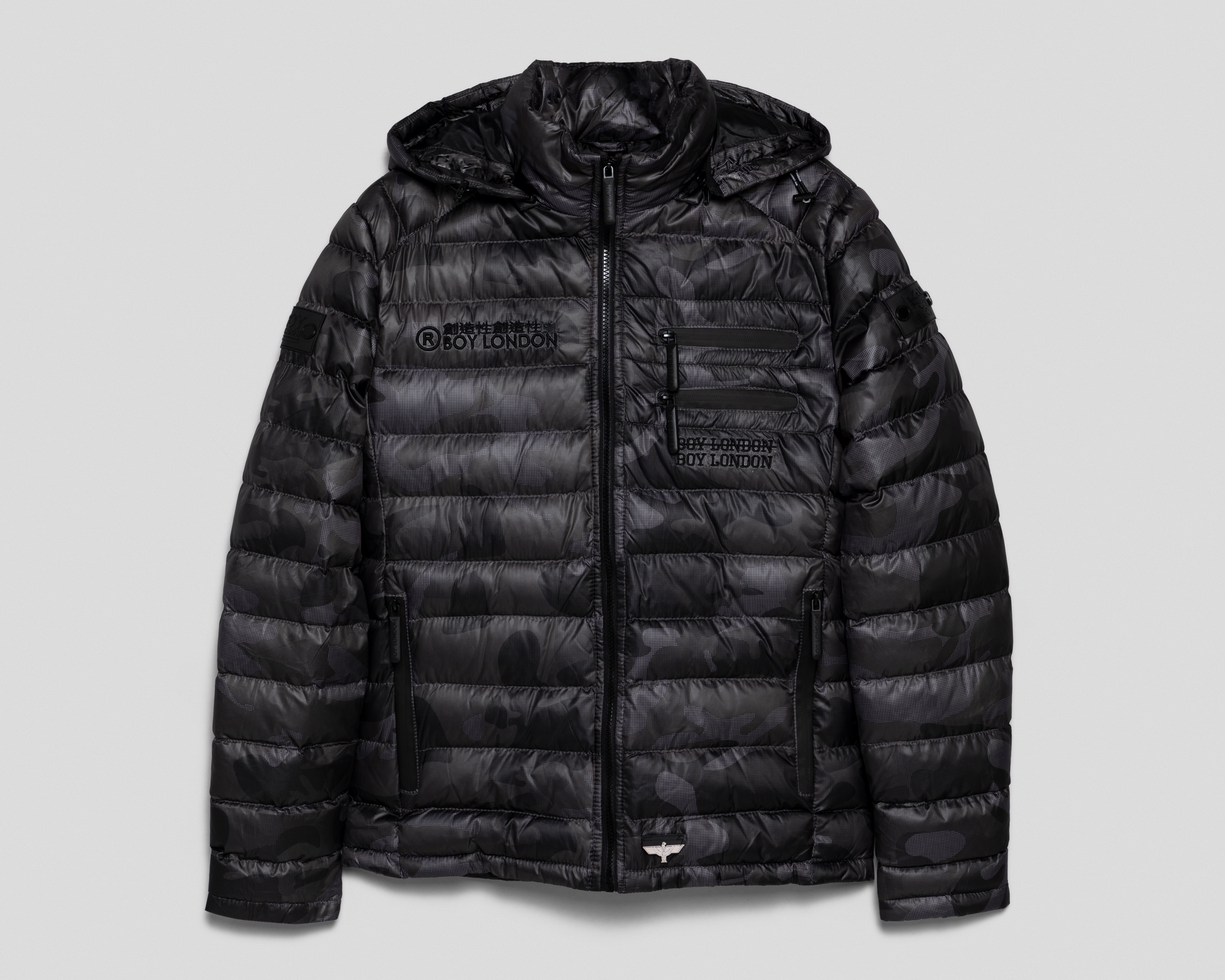 Foto 2 pulgar | Foto 1 | Chamarra Boy London Capitonada