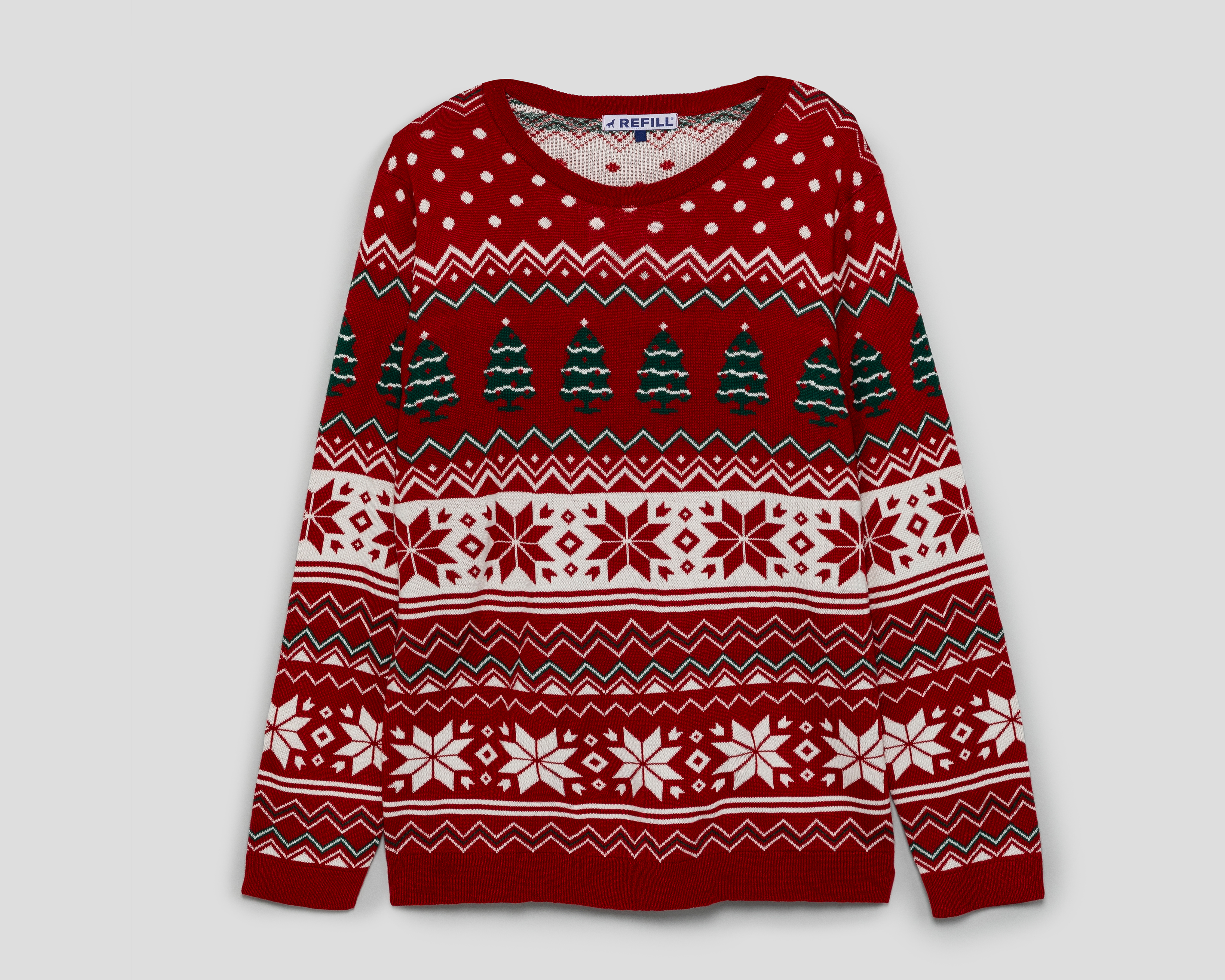 Suéter Navideño Refill Cuello Redondo