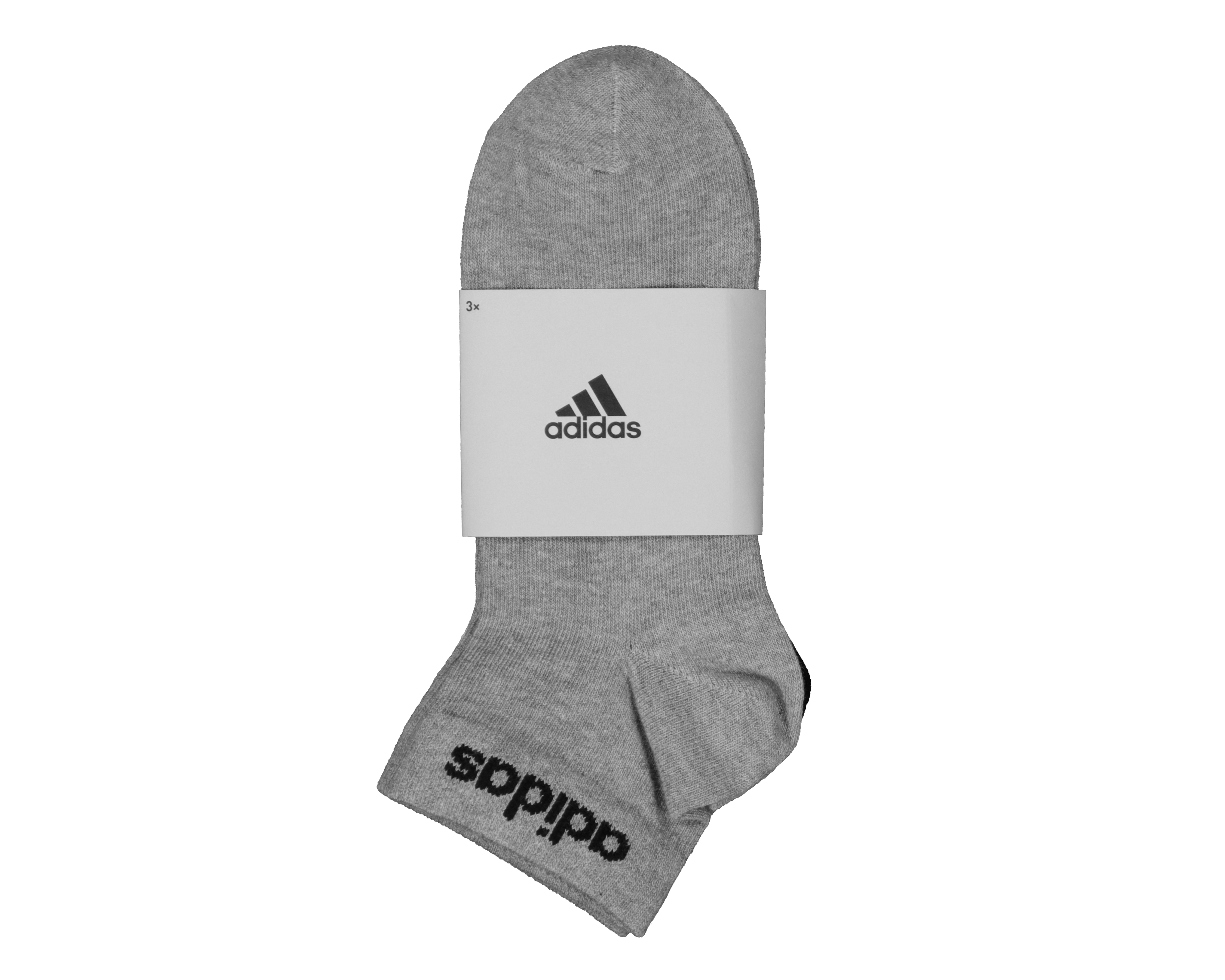 Foto 4 pulgar | Foto 3 | Calcetas Adidas para Hombre 3 Pares