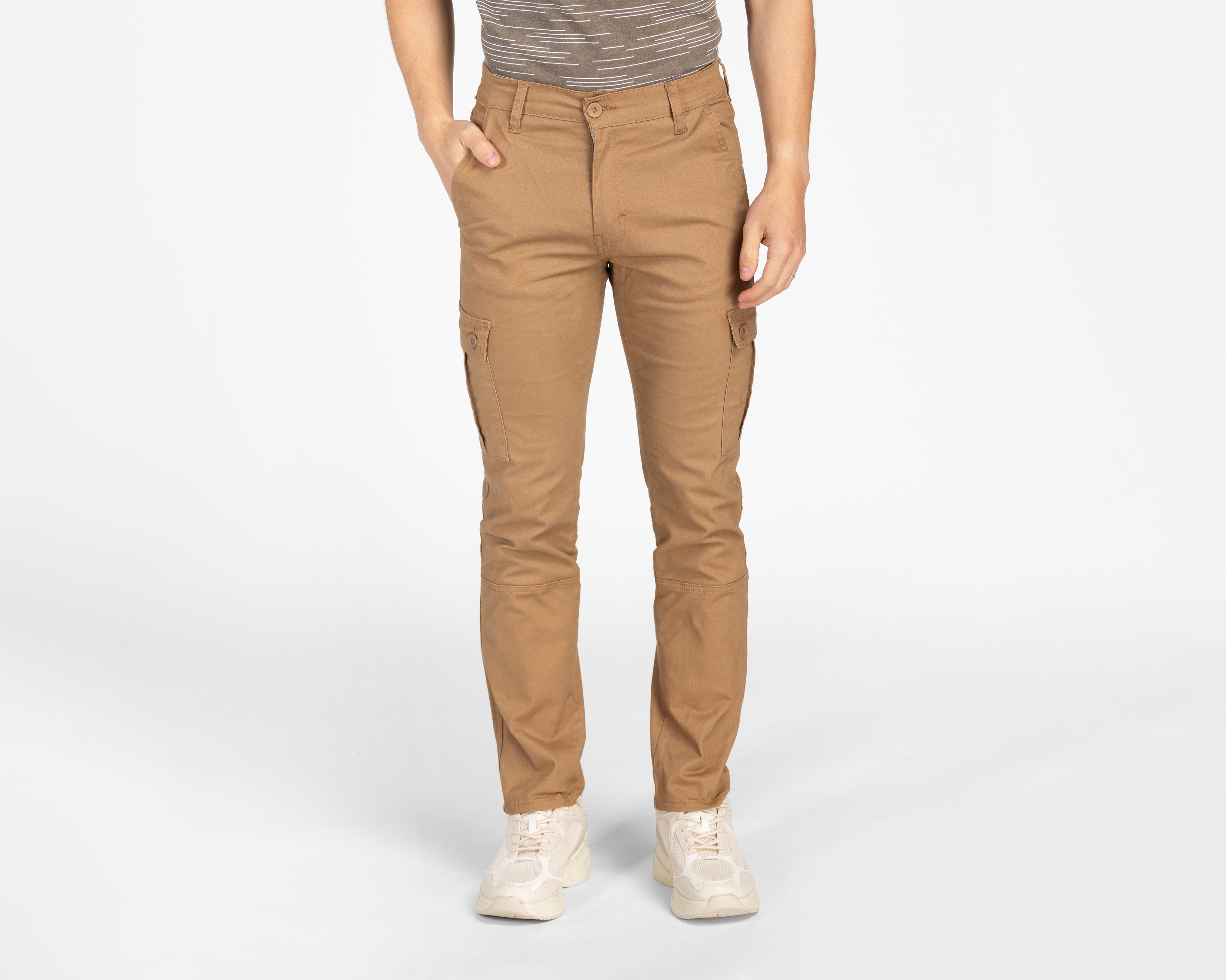 Pantalón Cargo Refill Café para Hombre