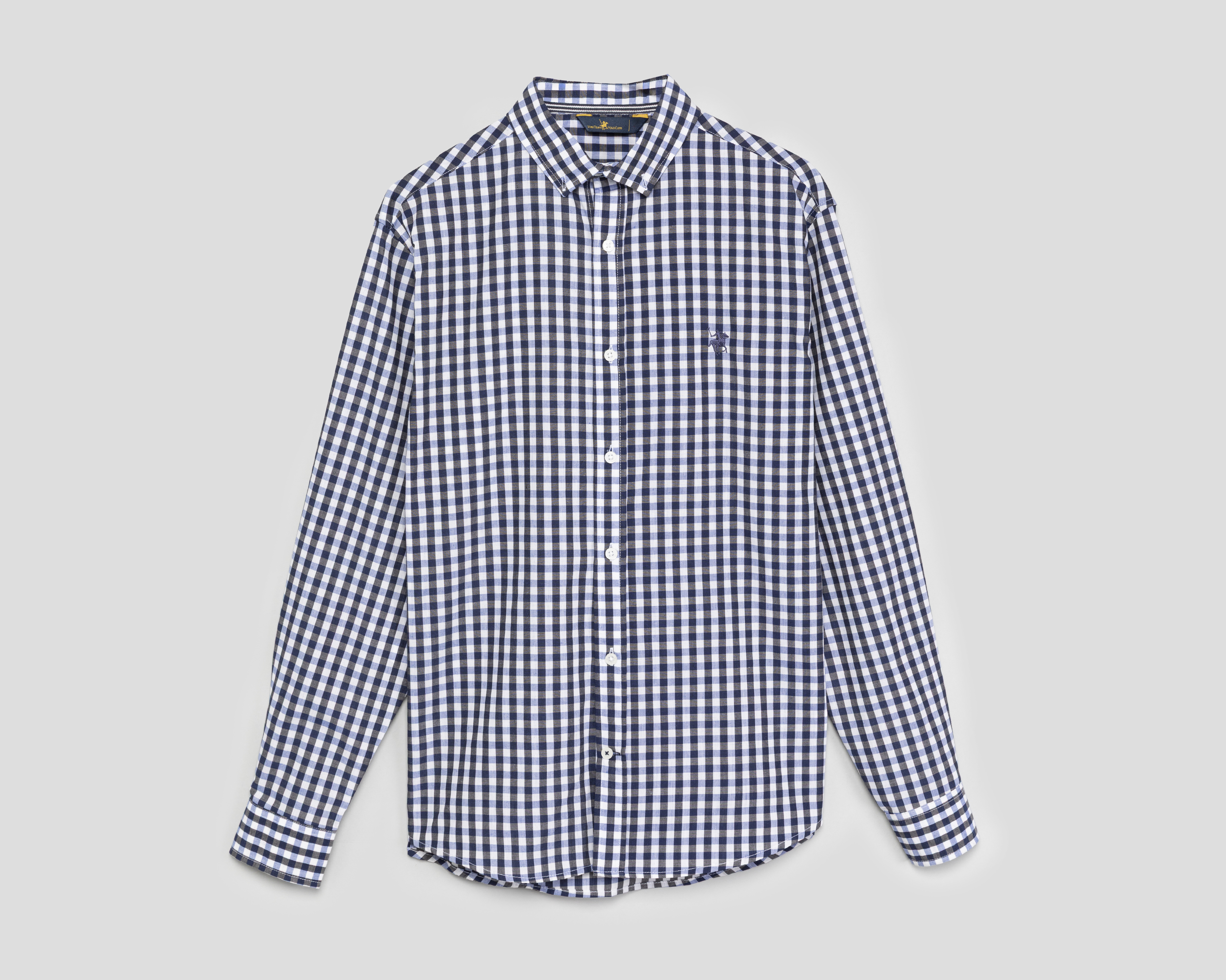 Camisa Casual York Team Polo Club Regular Fit a Cuadros para Hombre